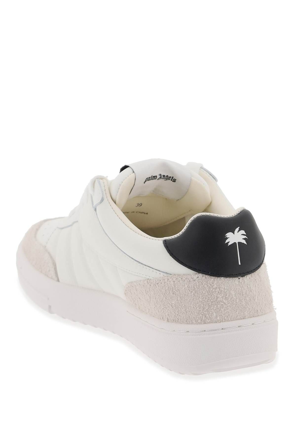 Shop Palm Angels Palm Beach University Sneakers In White