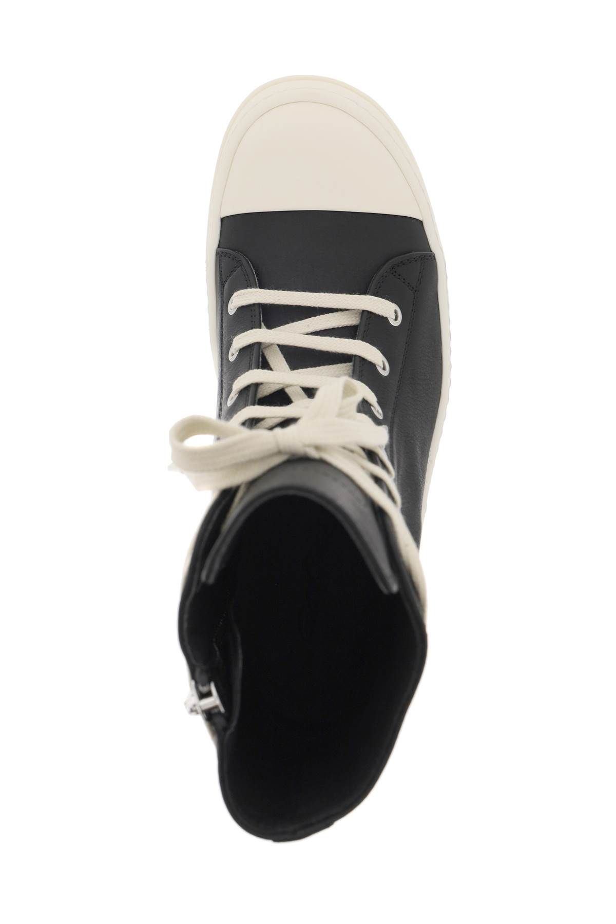 Shop Rick Owens Geobasket Sneakers In White