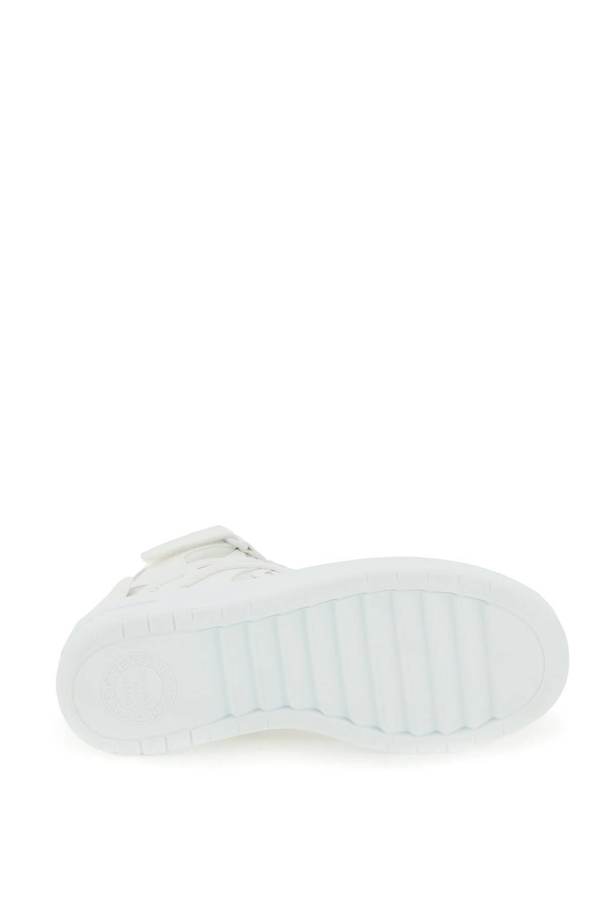 Shop Stella Mccartney S-wave High Top Sneakers In White
