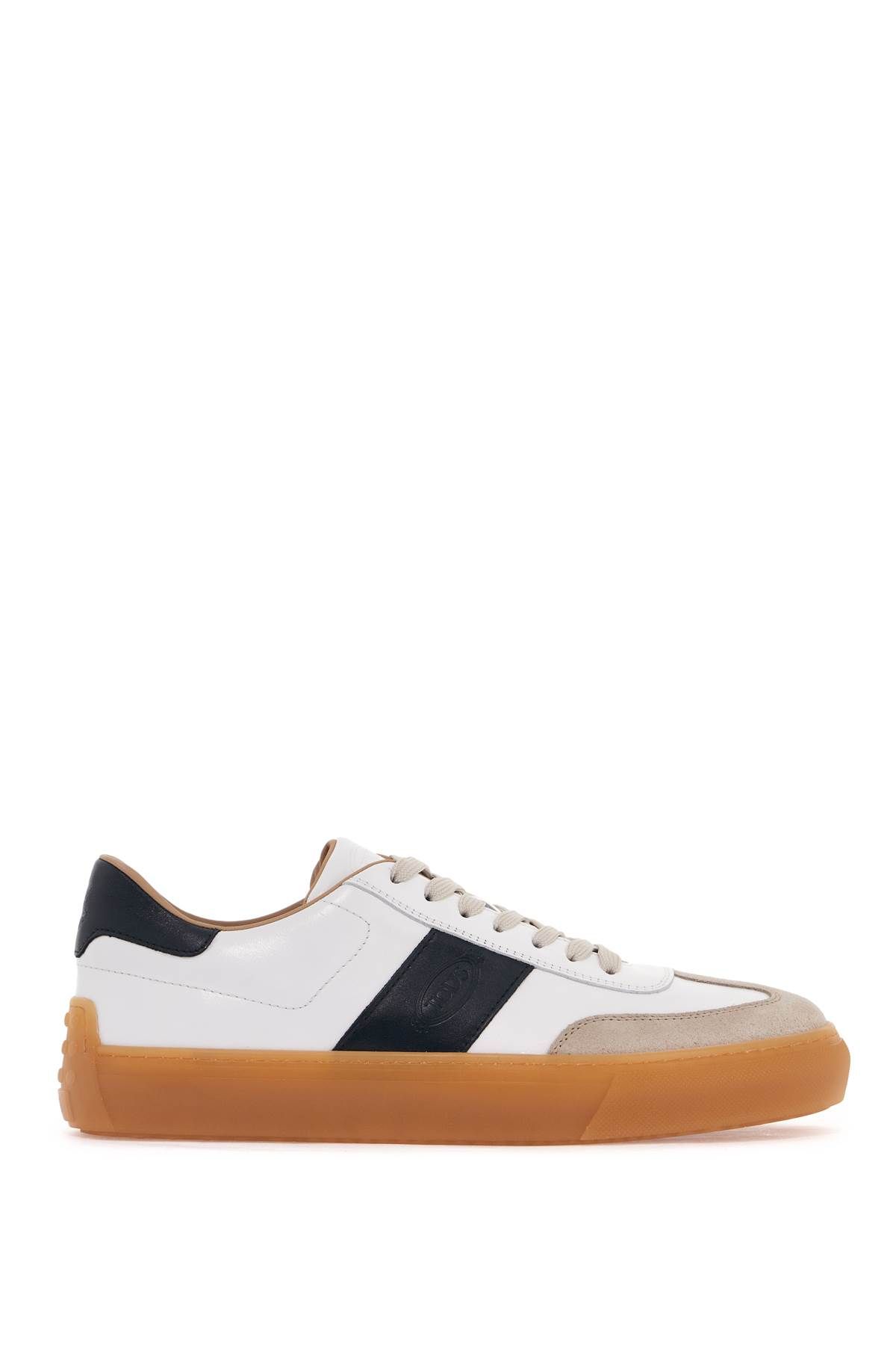 Shop Tod's Leather Sneakers For Everyday In White