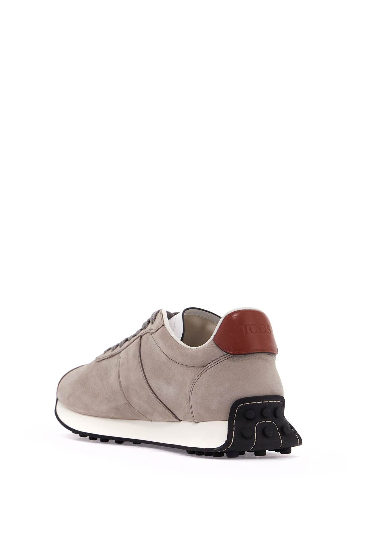 Shop Tod's Vintage Leather T Sneakers In 8 In Grey