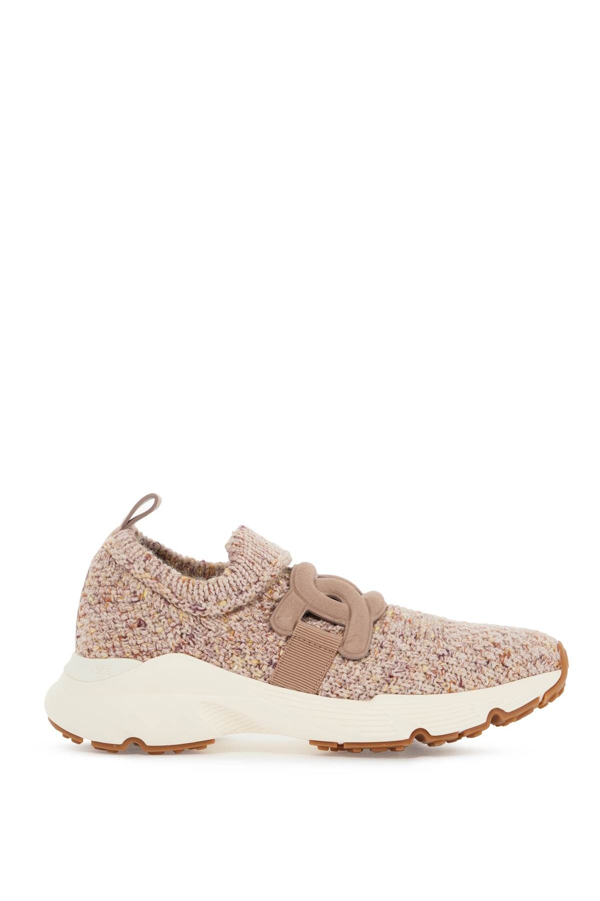 Shop Tod's "knit Kate Sneakers In Pink