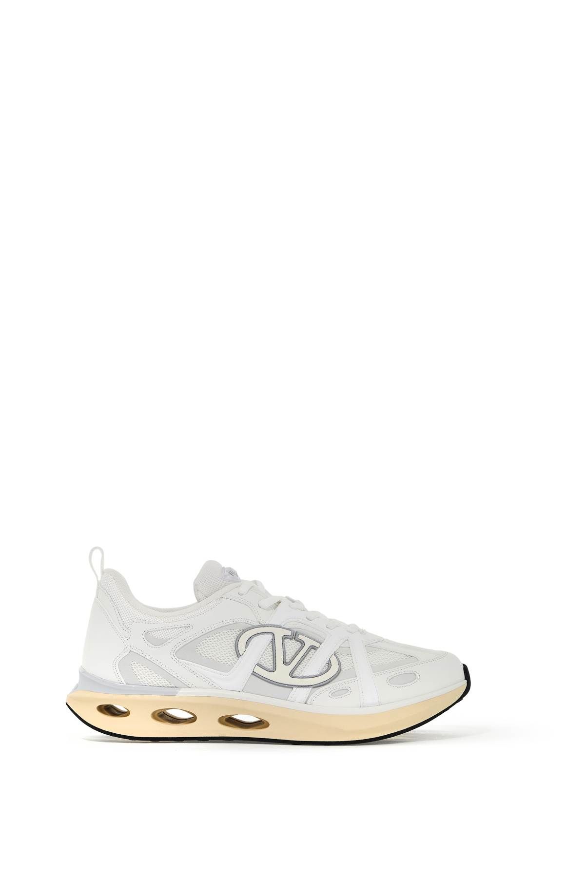 Shop Valentino Low Top Vlogo Easyjog In White