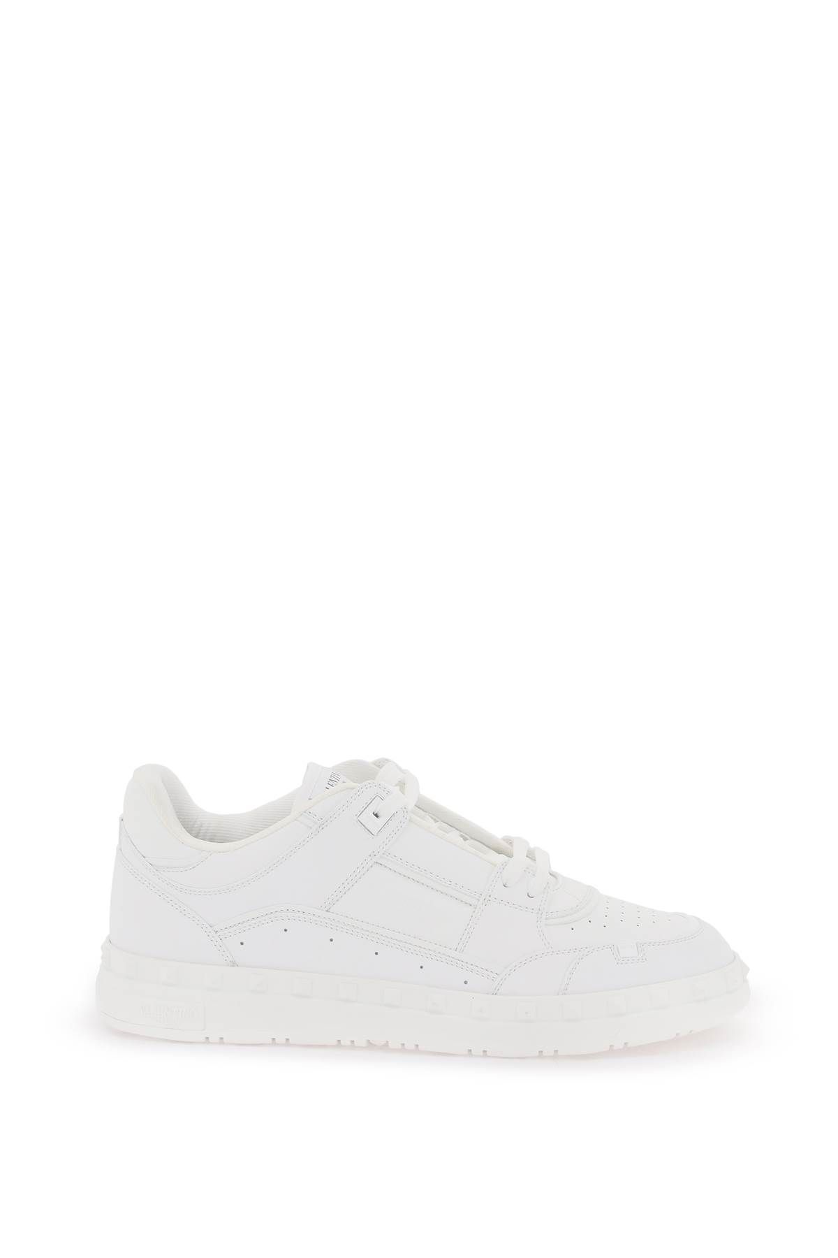 Shop Valentino Freedots Low-top Sneakers In White