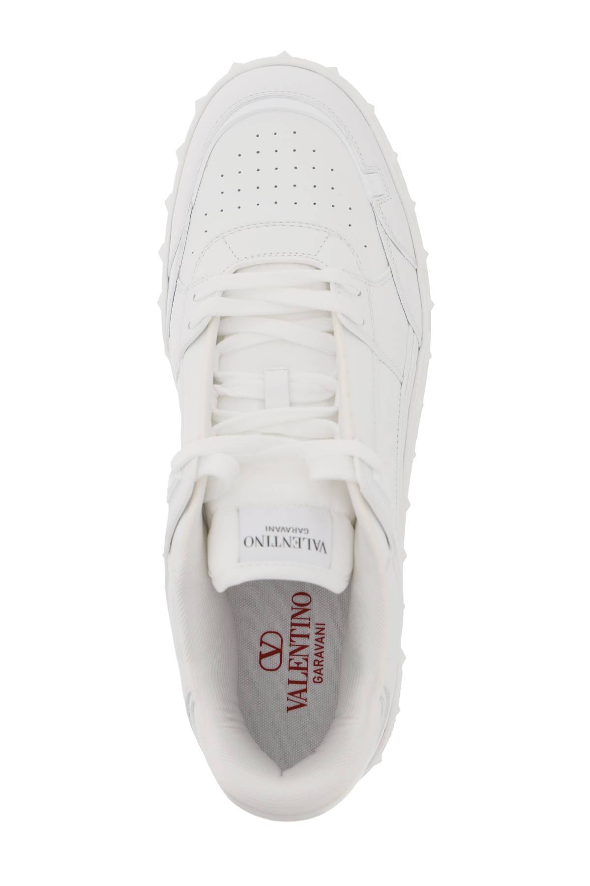 Shop Valentino Freedots Low-top Sneakers In White