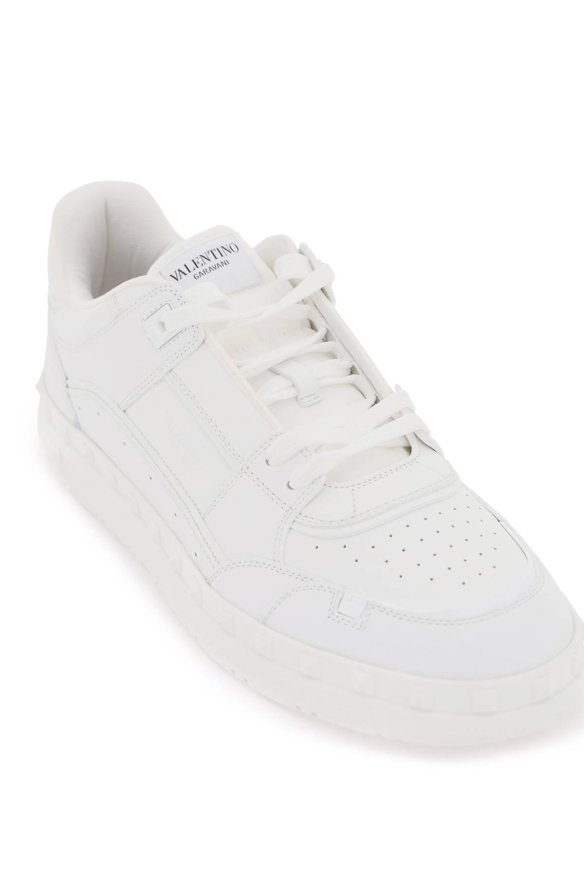 Shop Valentino Freedots Low-top Sneakers In White