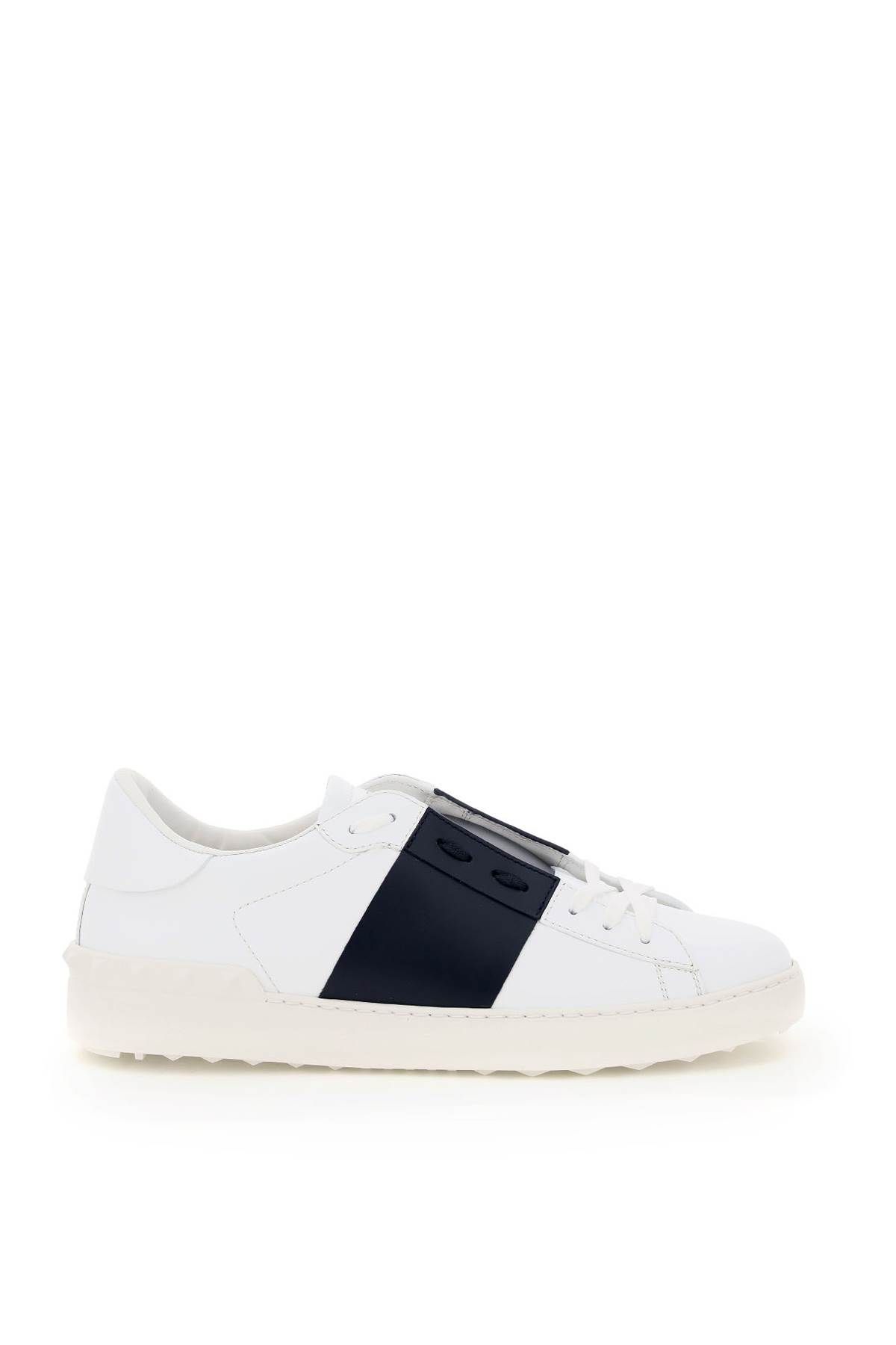 Shop Valentino Open Sneakers In White