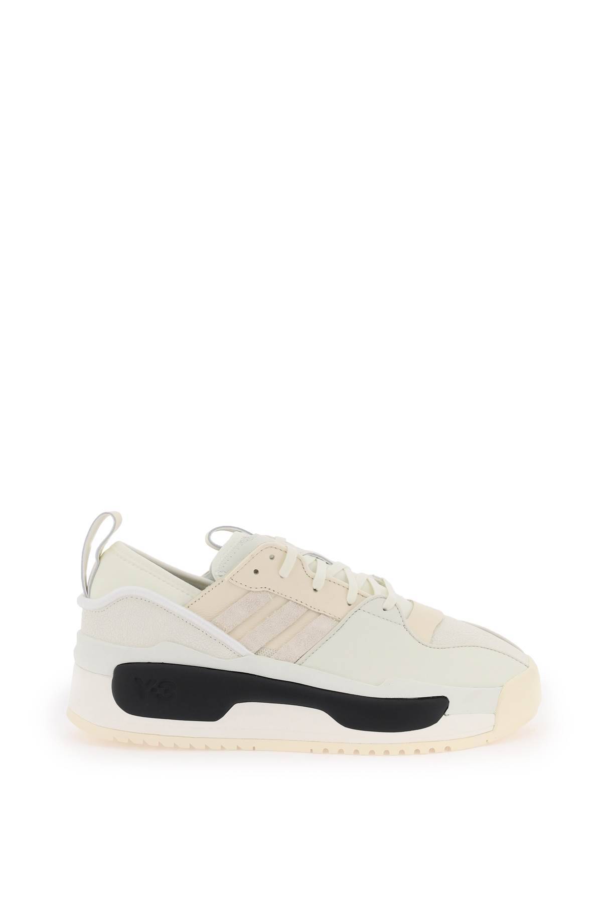 Shop Y-3 Rivalry Sneakers In White,beige