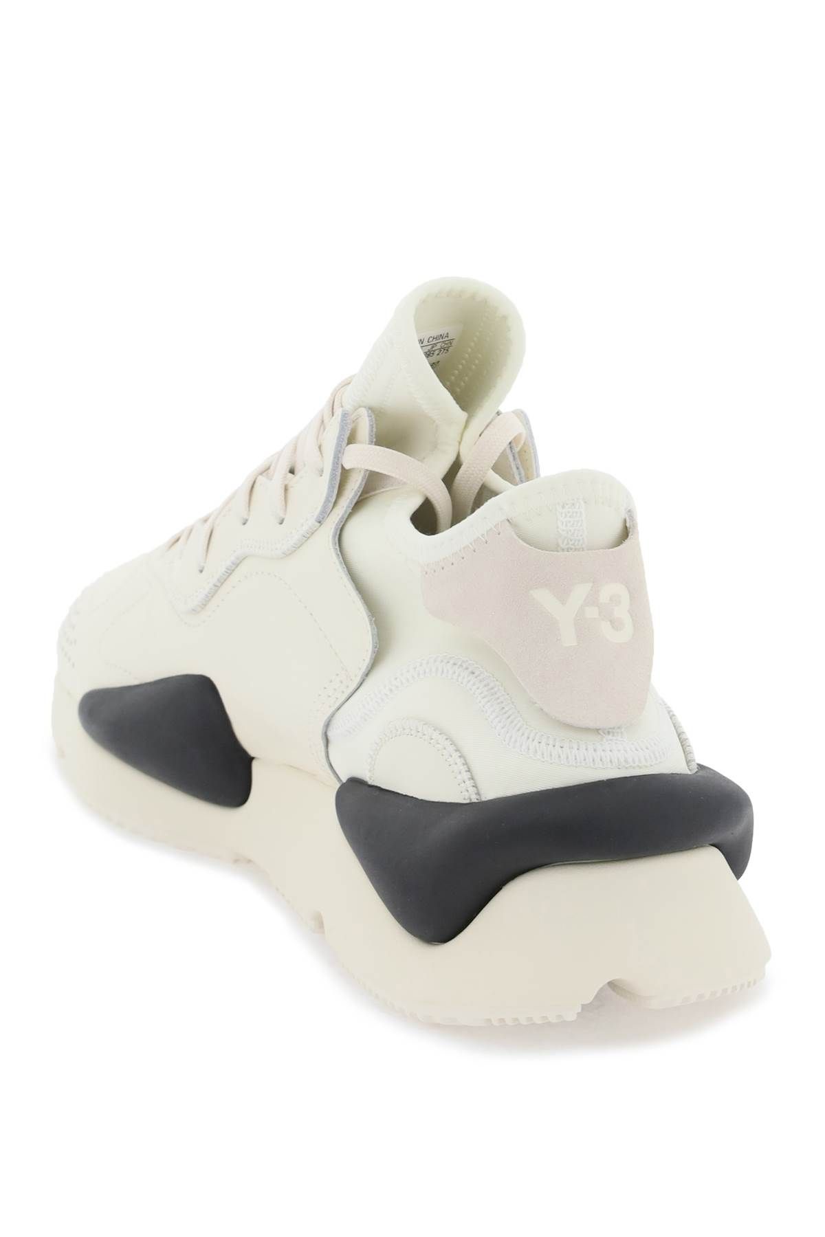 Shop Y-3 Kaiwa Sneakers In White,black