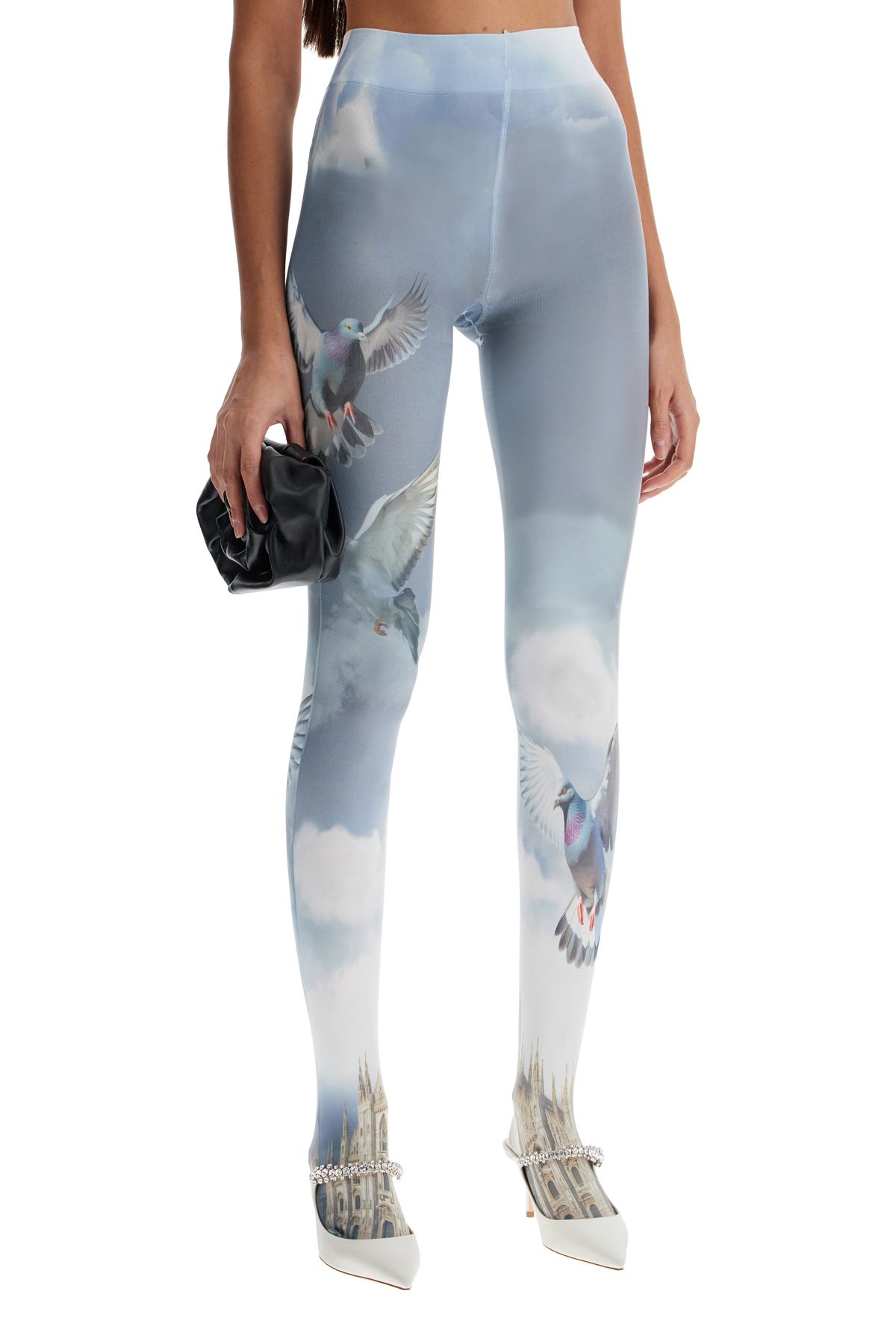 Shop Tyt Printed Tights  X In Multicolor