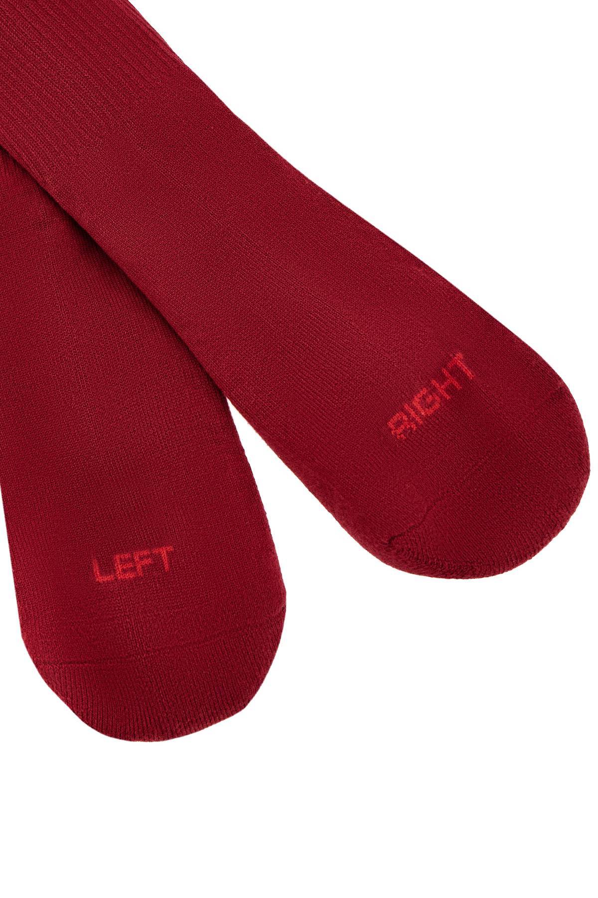 Shop Vetements Logoed Socks In Red