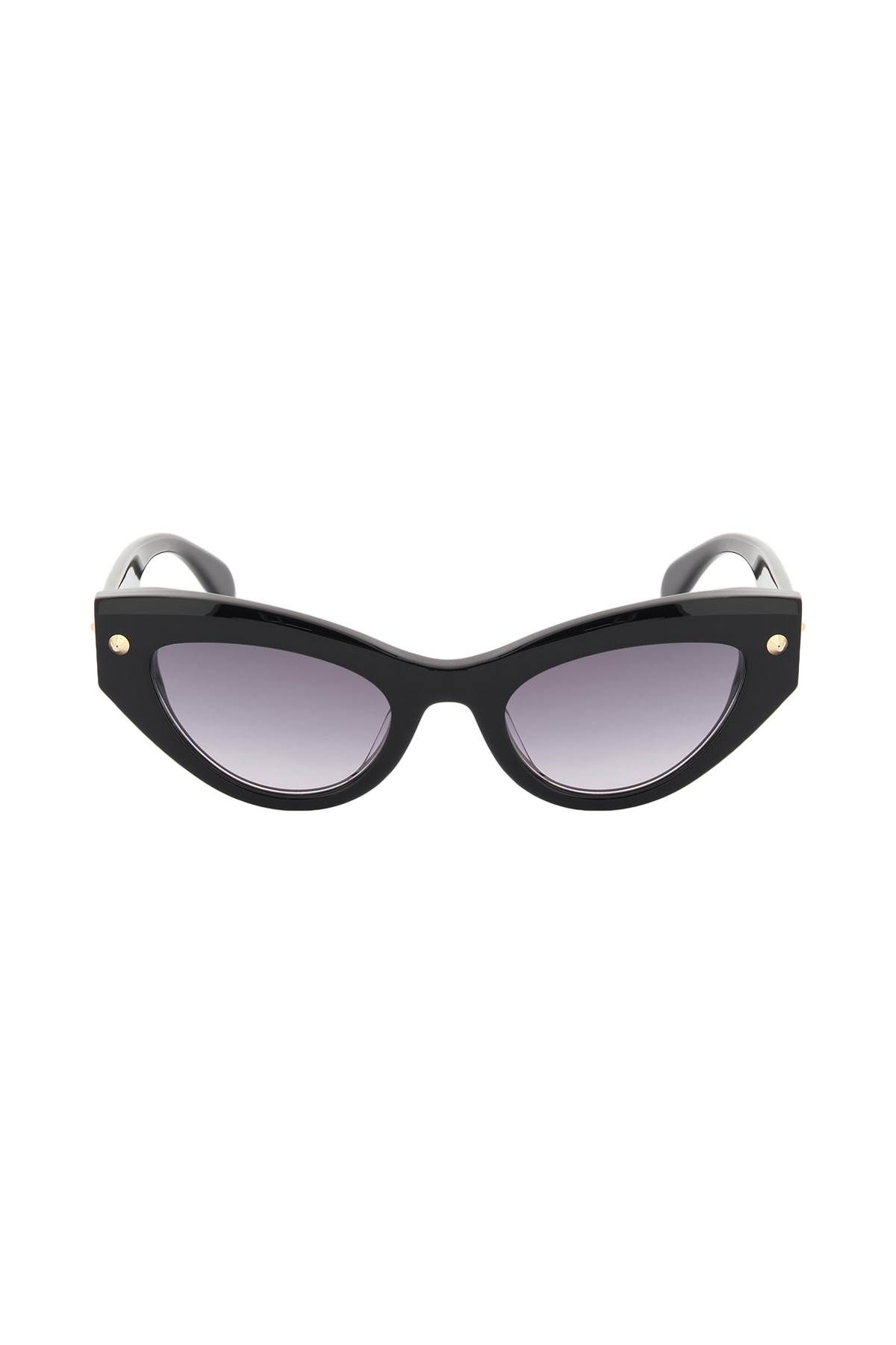 Shop Alexander Mcqueen 'spike Studs' Sunglasses In Black