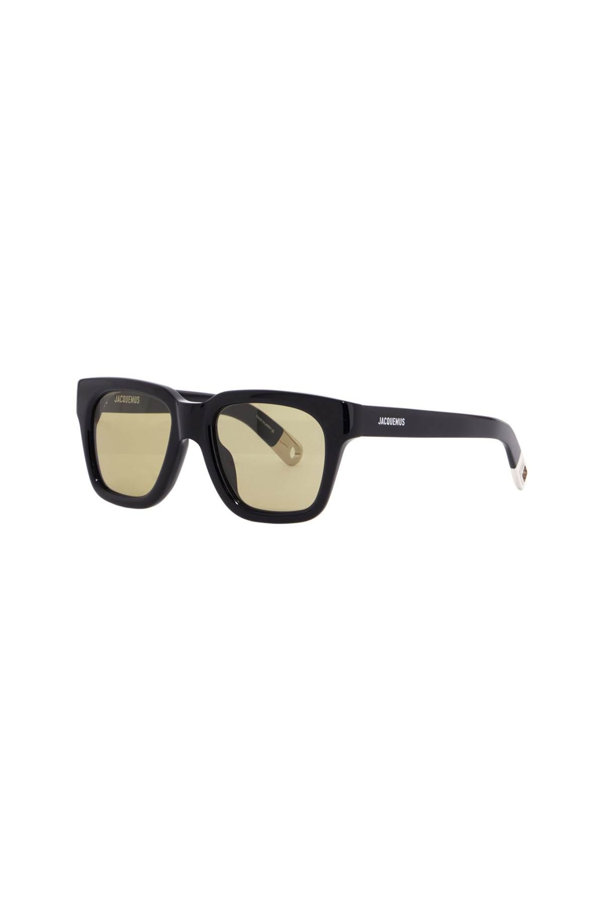 Shop Jacquemus Cute Sunglasses For Summer In Black