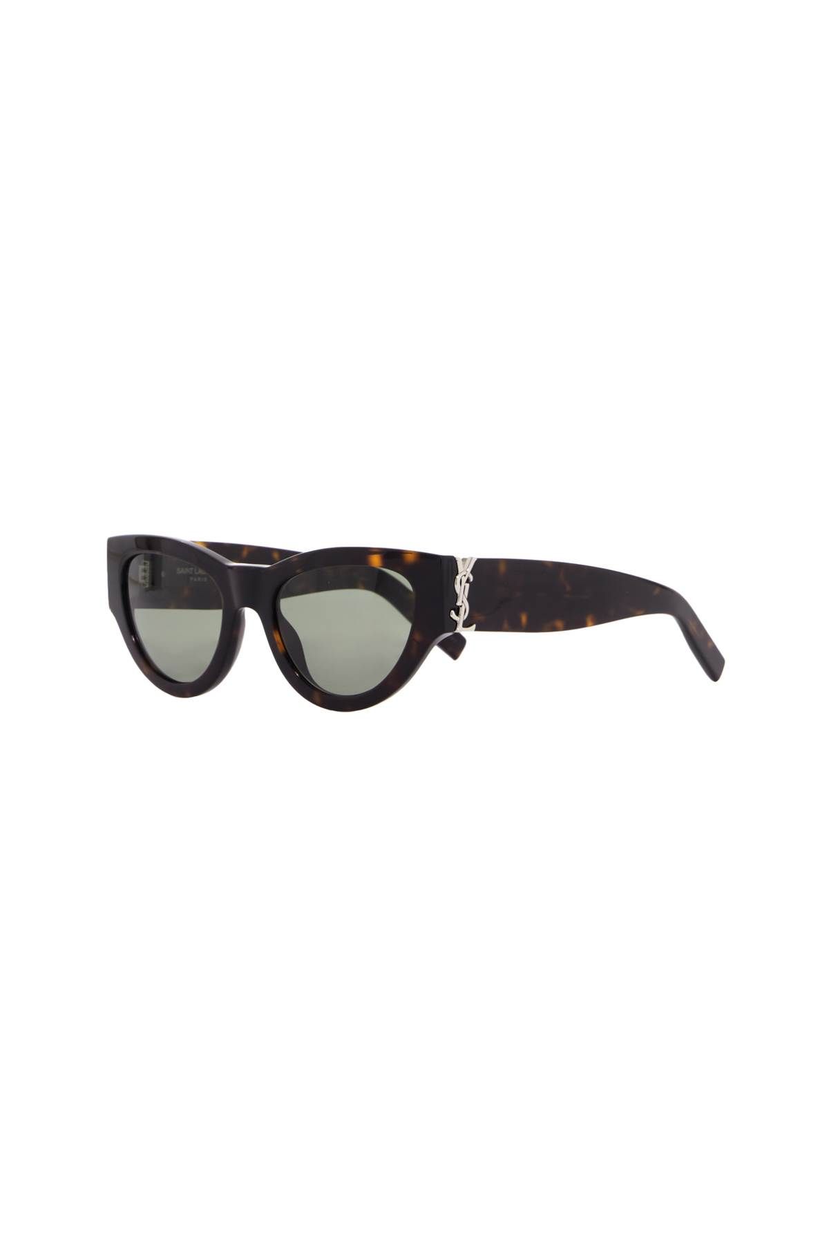 Shop Saint Laurent Sl M94 Sunglasses In Brown