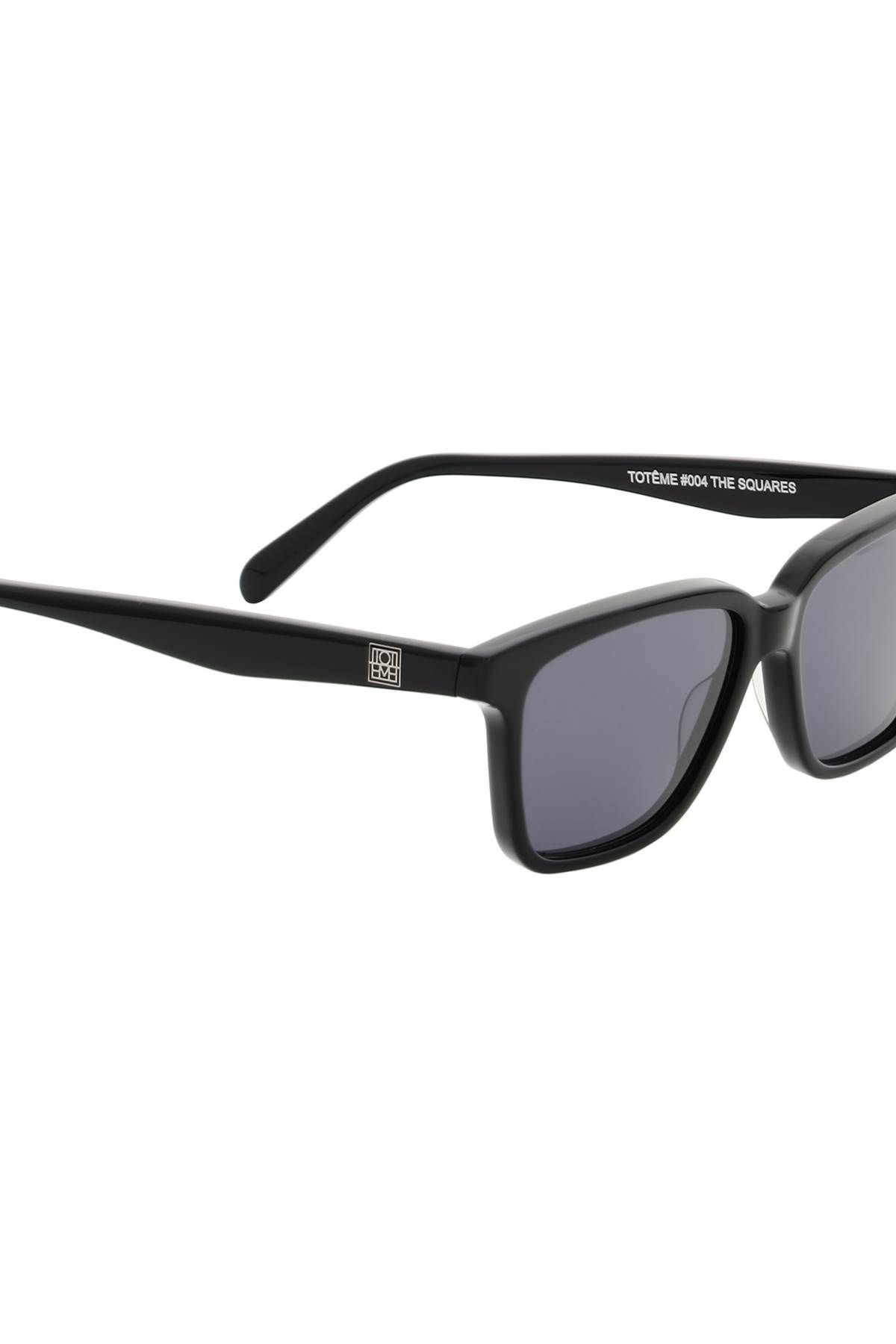 Shop Totême The Squares Sunglasses In Black