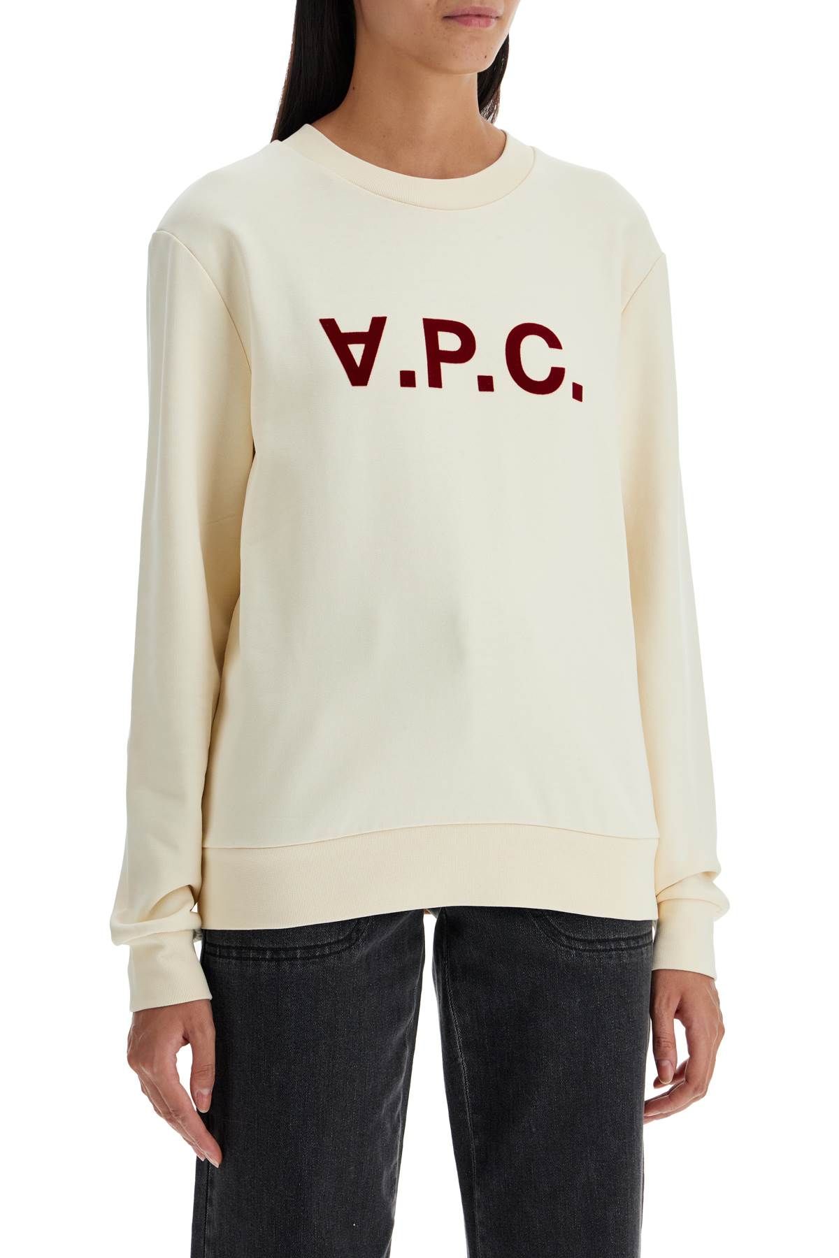 Shop Apc Grand Vpc Sweatshirt In White