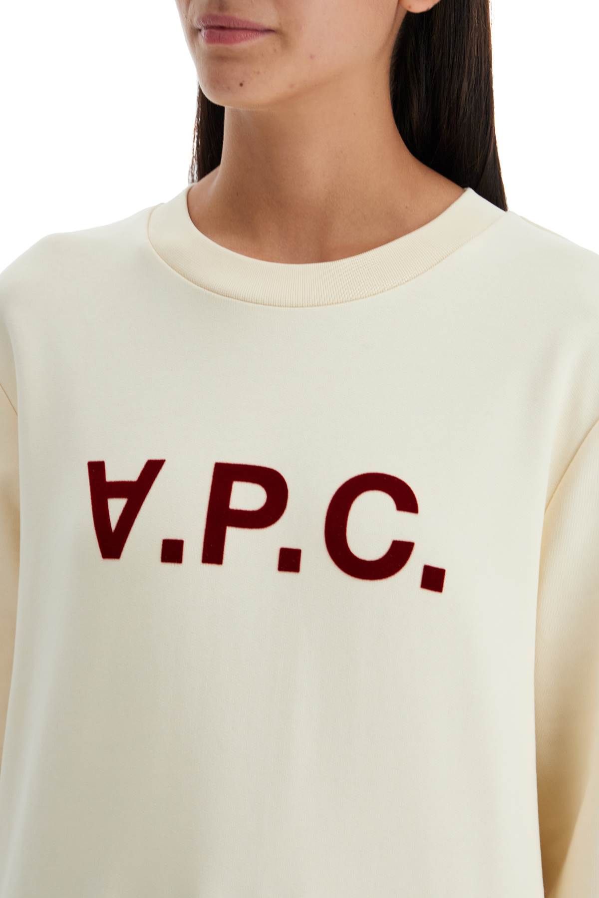 Shop Apc Grand Vpc Sweatshirt In White