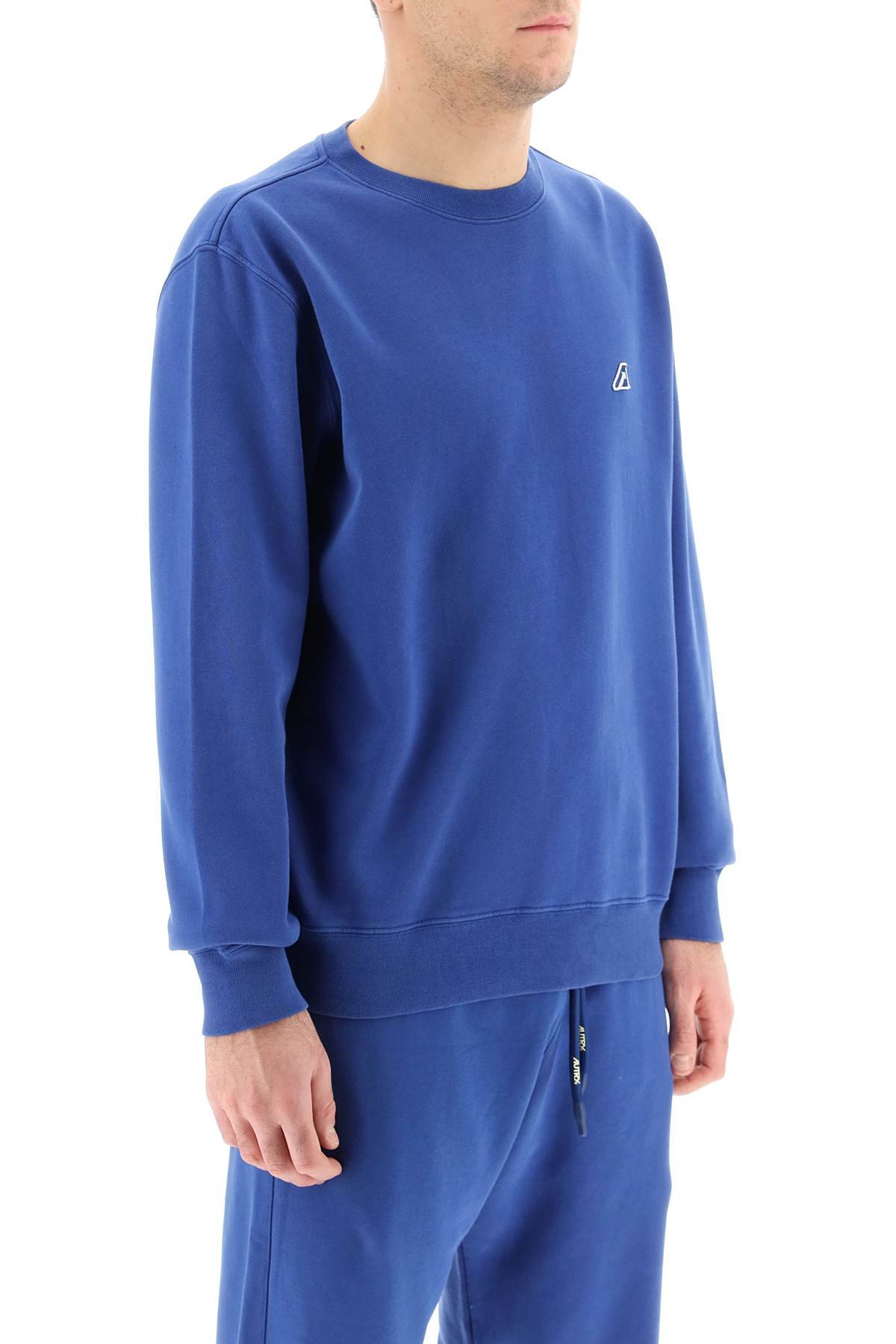 Shop Autry Tennis Academy Sweatshirt In Blue