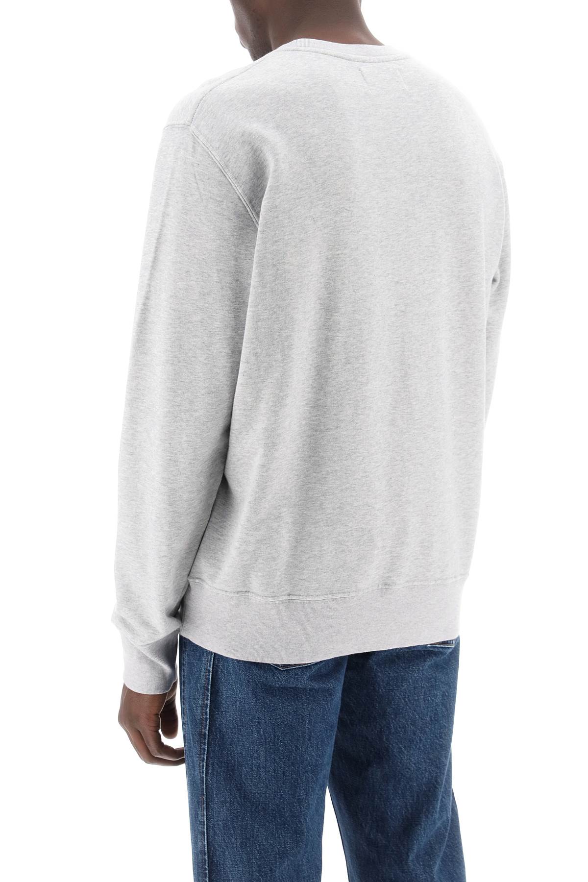 Shop Autry Sweatshirt With Logo Label In Grey