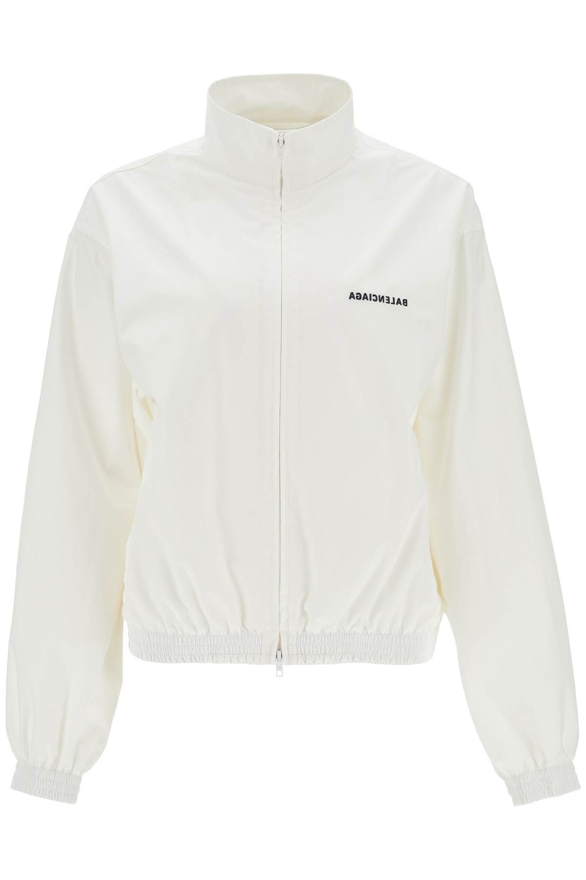 Shop Balenciaga "track Sweatshirt With Logo In White