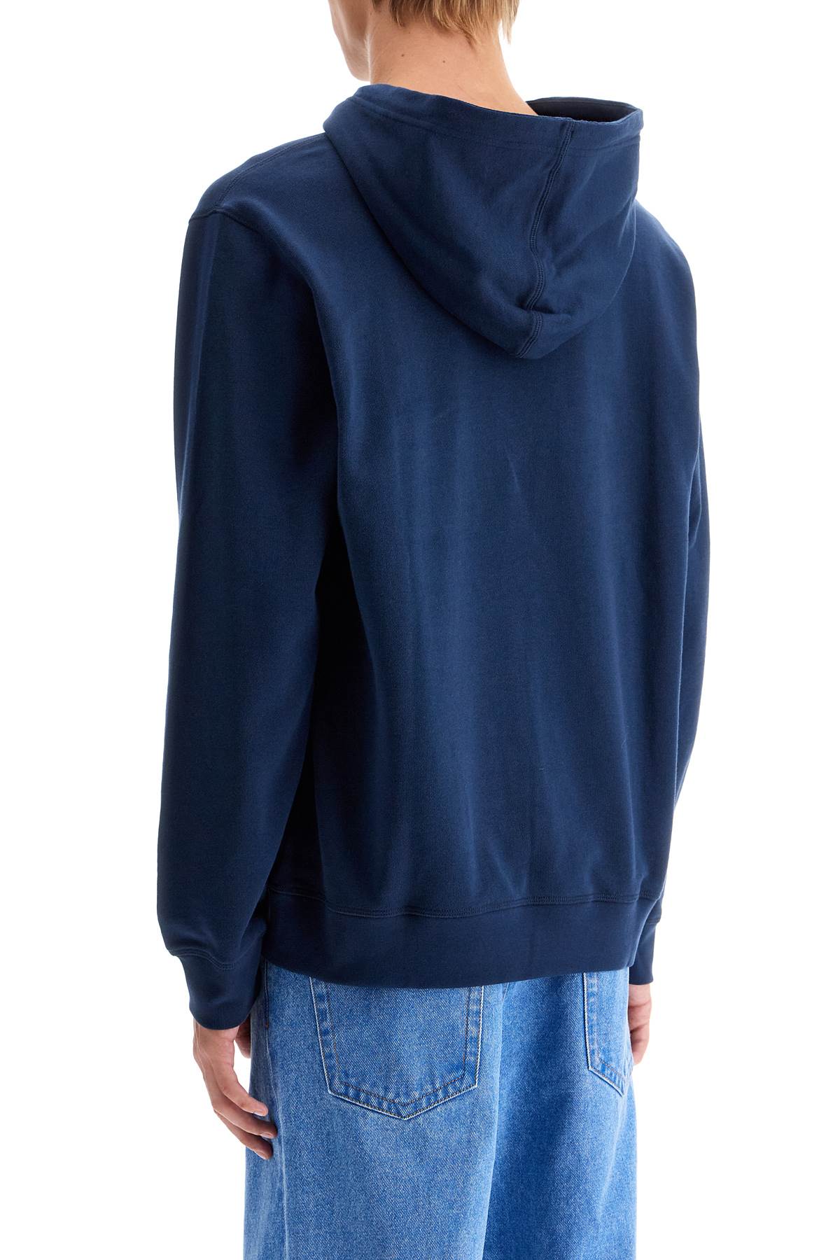 Shop Hugo Boss Wetalk Hooded Sweat In Blue