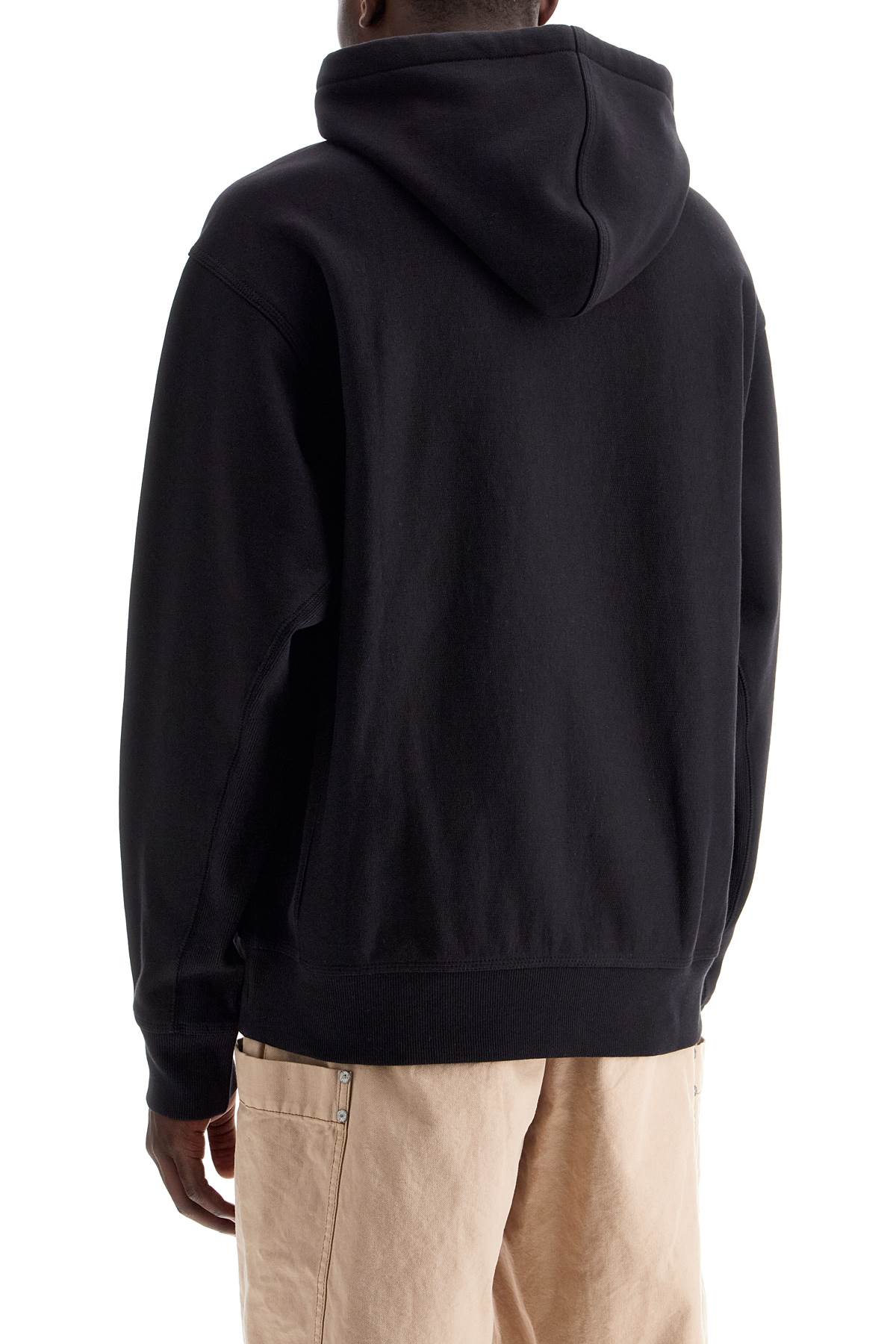 Shop Carhartt American Script Hoodie In Black