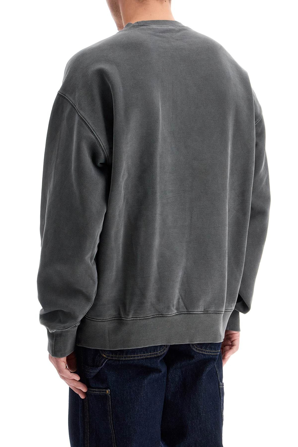 Shop Carhartt Vista Crewneck Sweatshirt In Grey