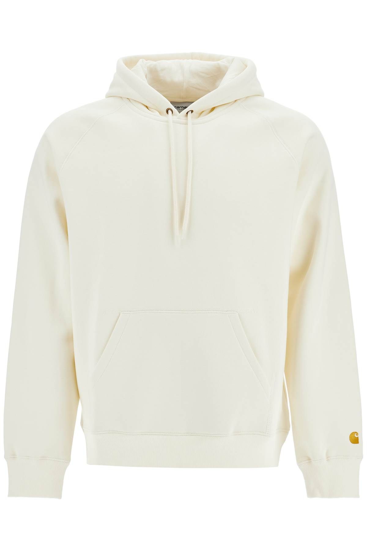 Shop Carhartt Chase Hooded Raglan Sweat In White