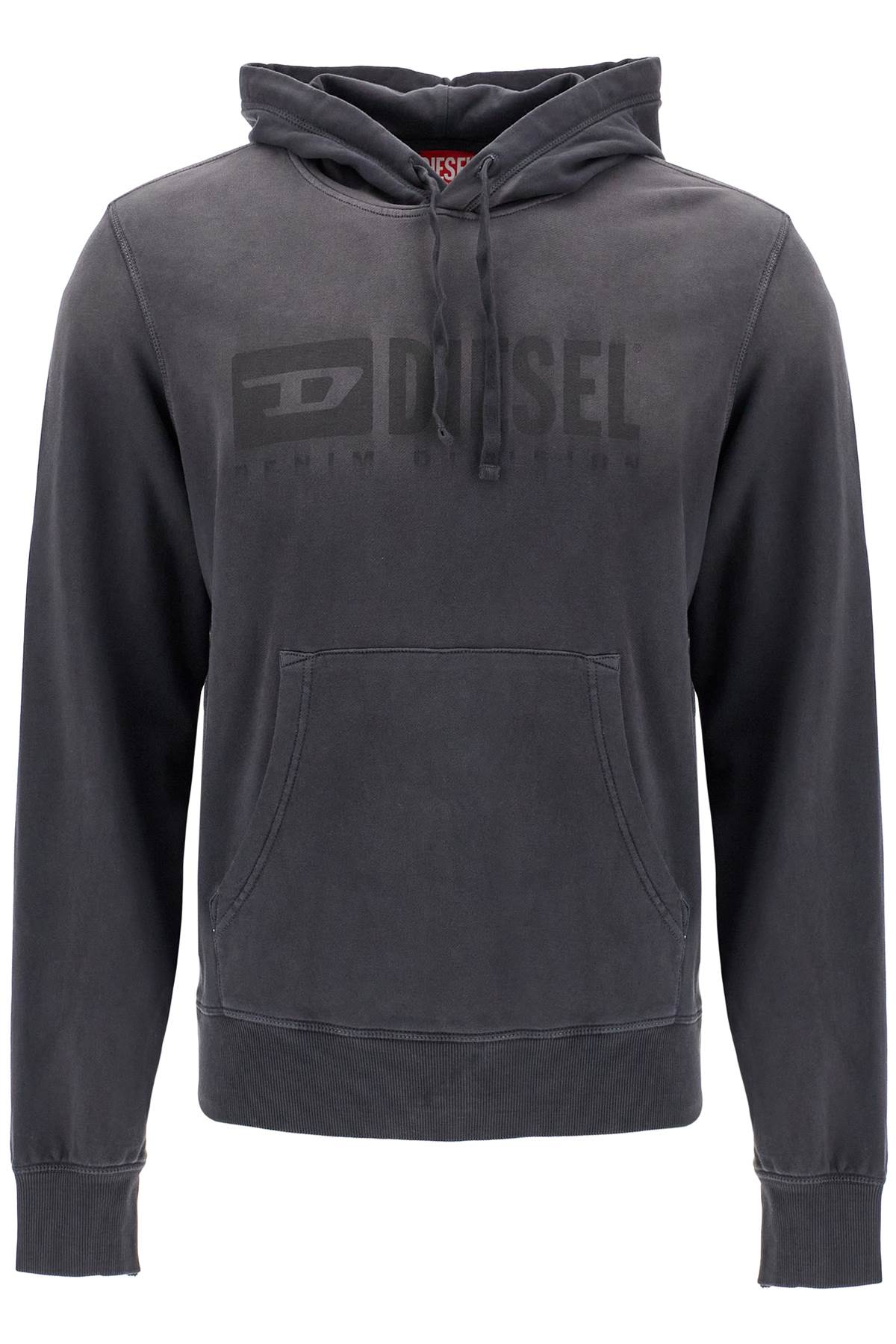 Shop Diesel Hooded Sweat In Black