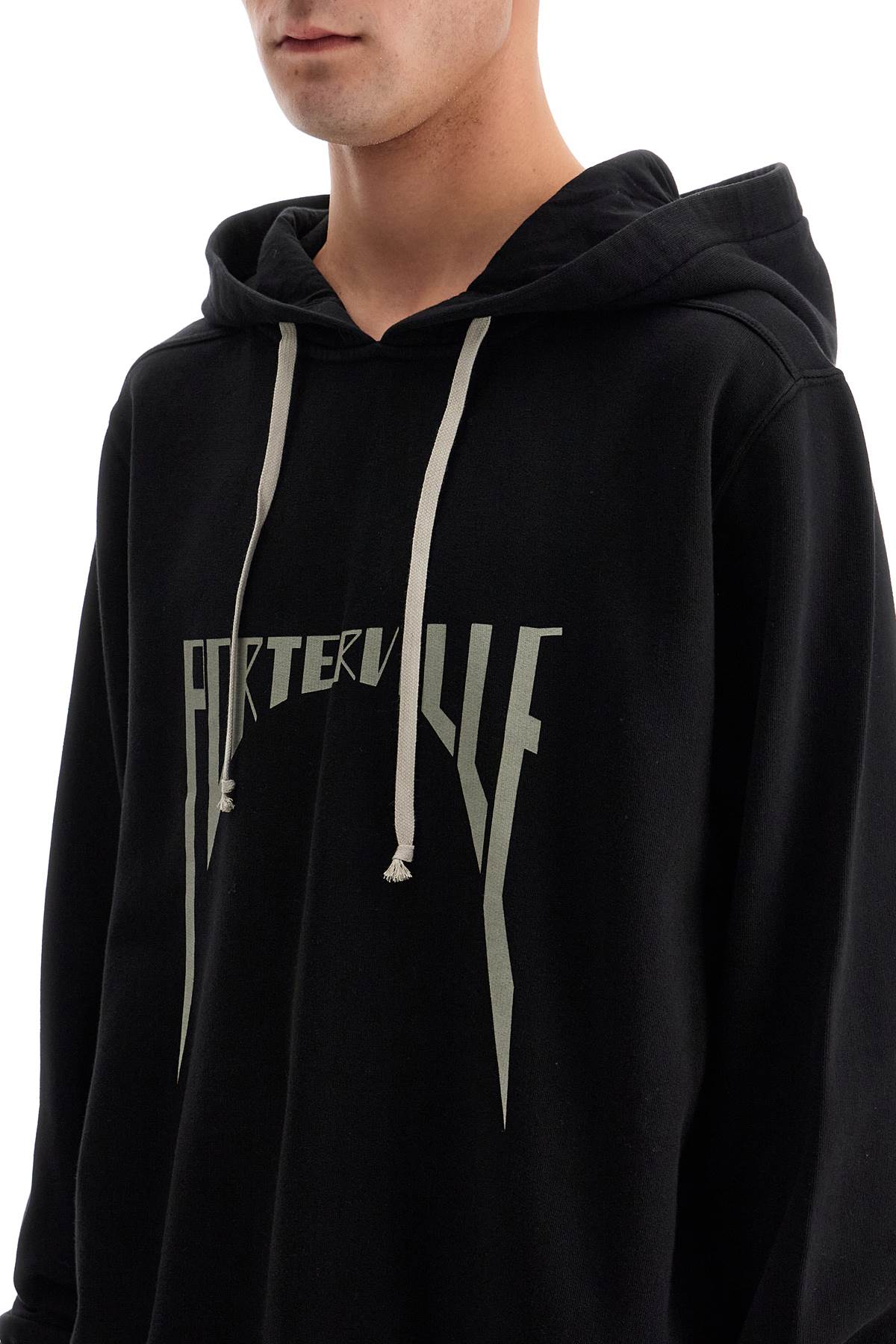 Shop Drkshdw Oversized Hoodie With Hood In Black