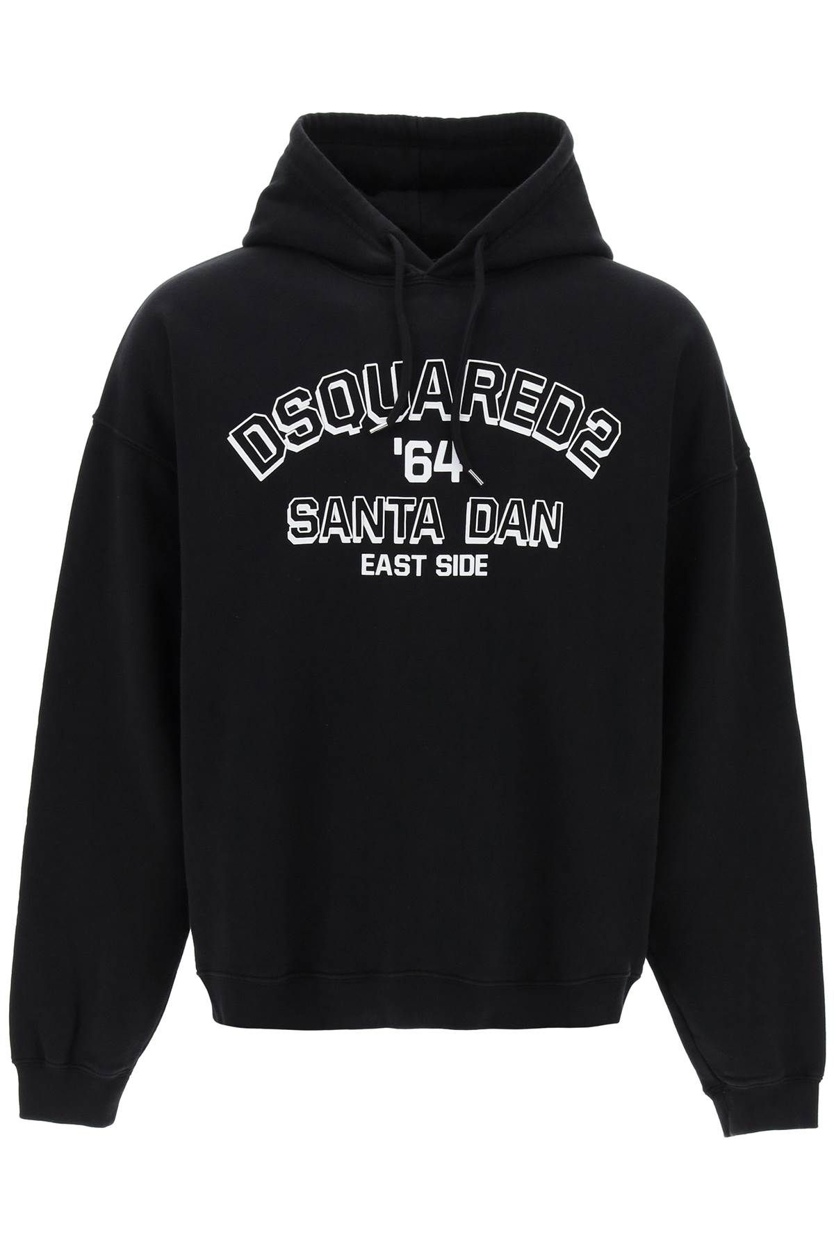 Shop Dsquared2 Hoodie With Logo Print In Black