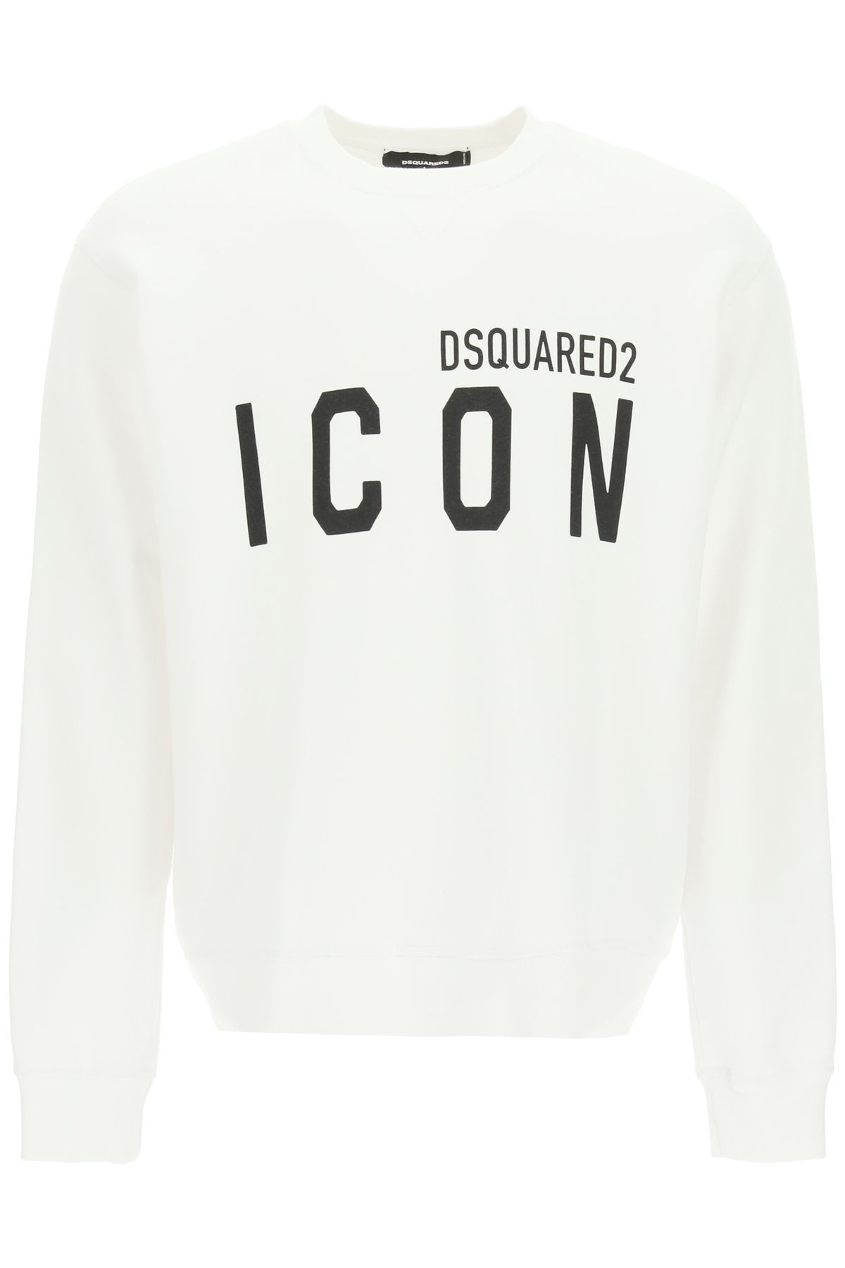 Shop Dsquared2 Icon Logo Sweatshirt In White,black