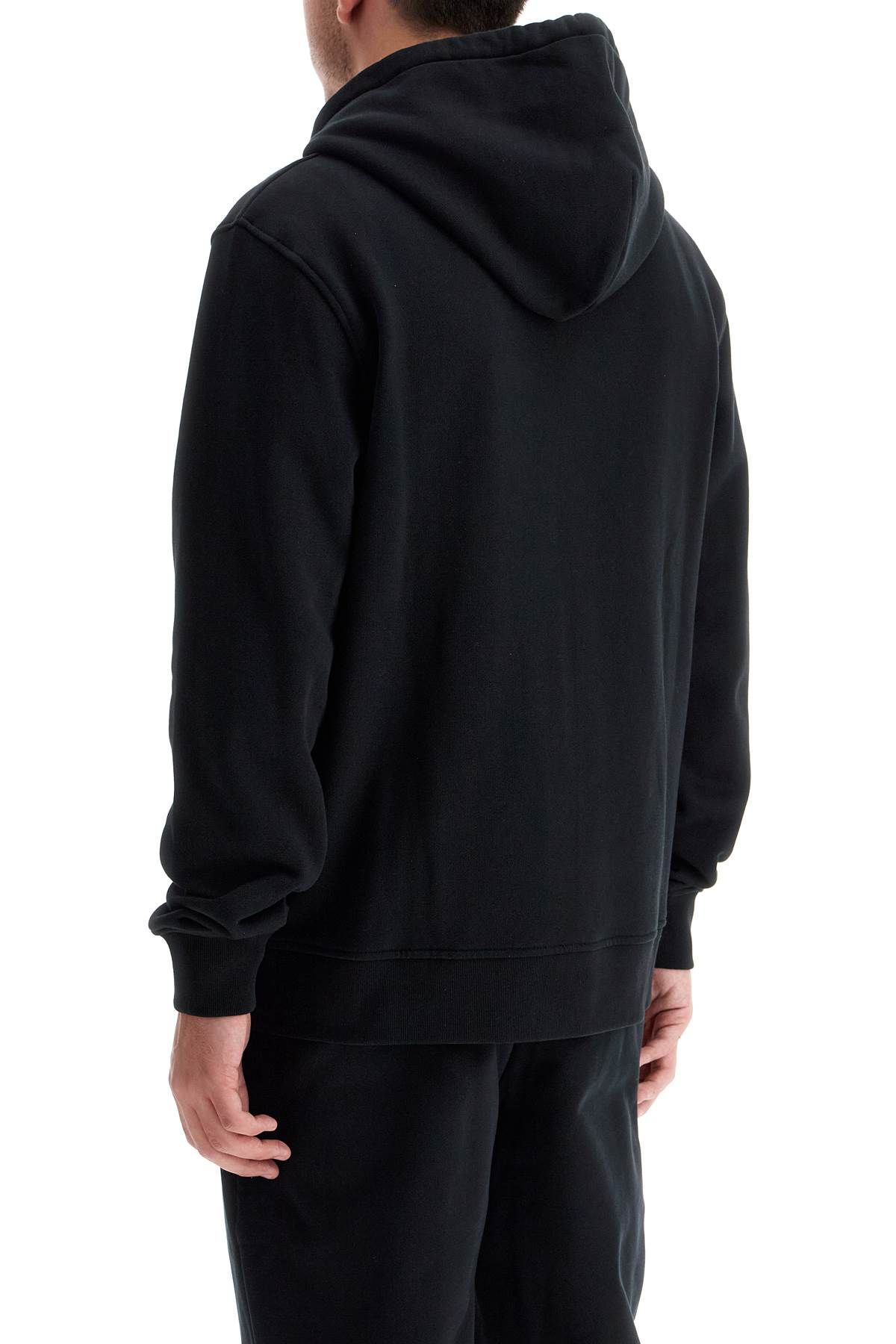 Shop Eden Park Cotton Hoodie With Hood In Black