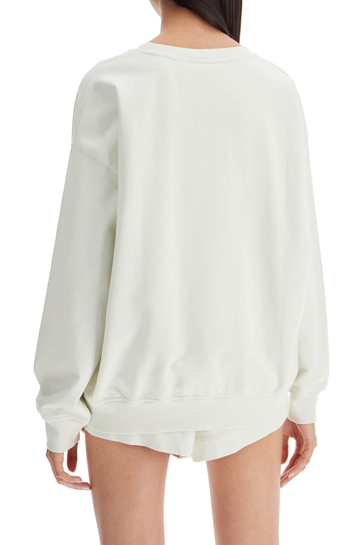 Shop Ganni Oversized Isoli In White