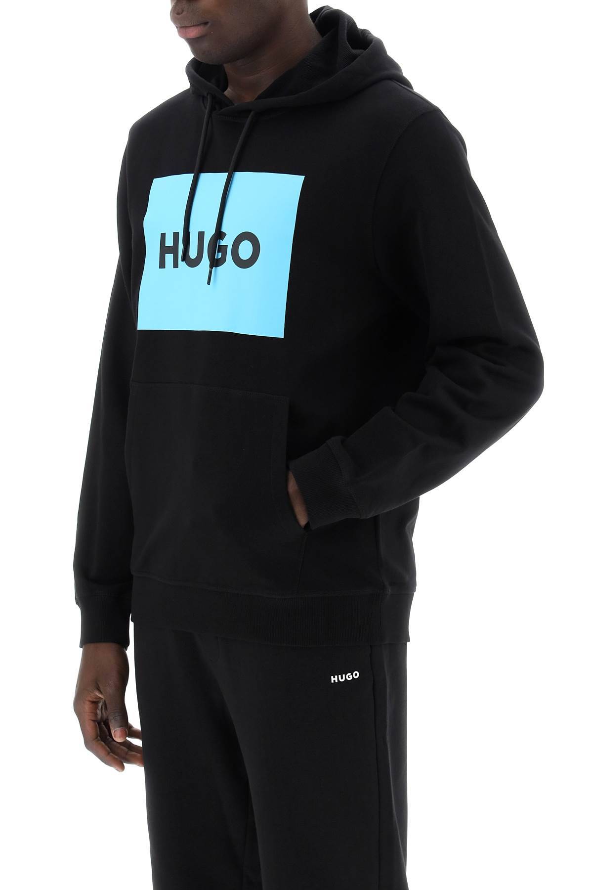 Shop Hugo Duratschi Sweatshirt With Box In Black