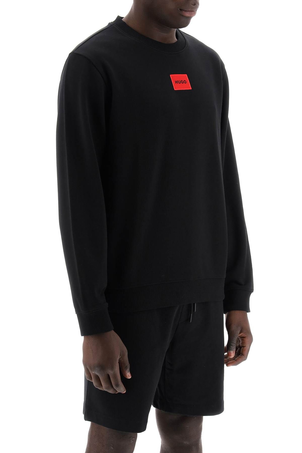 Shop Hugo Diragol Light Sweatshirt In Black