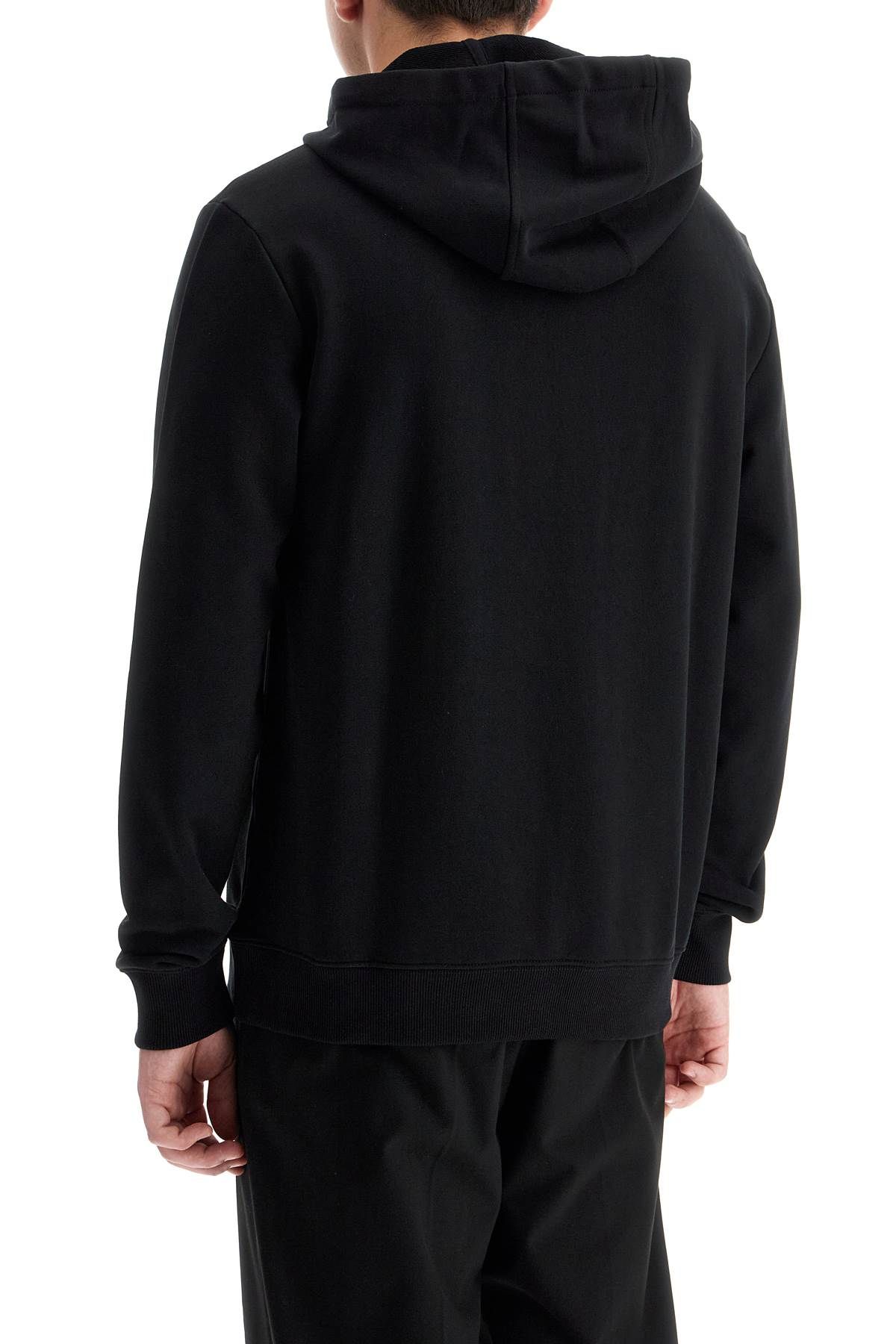 Shop Hugo Hooded Sweatshirt With In Black