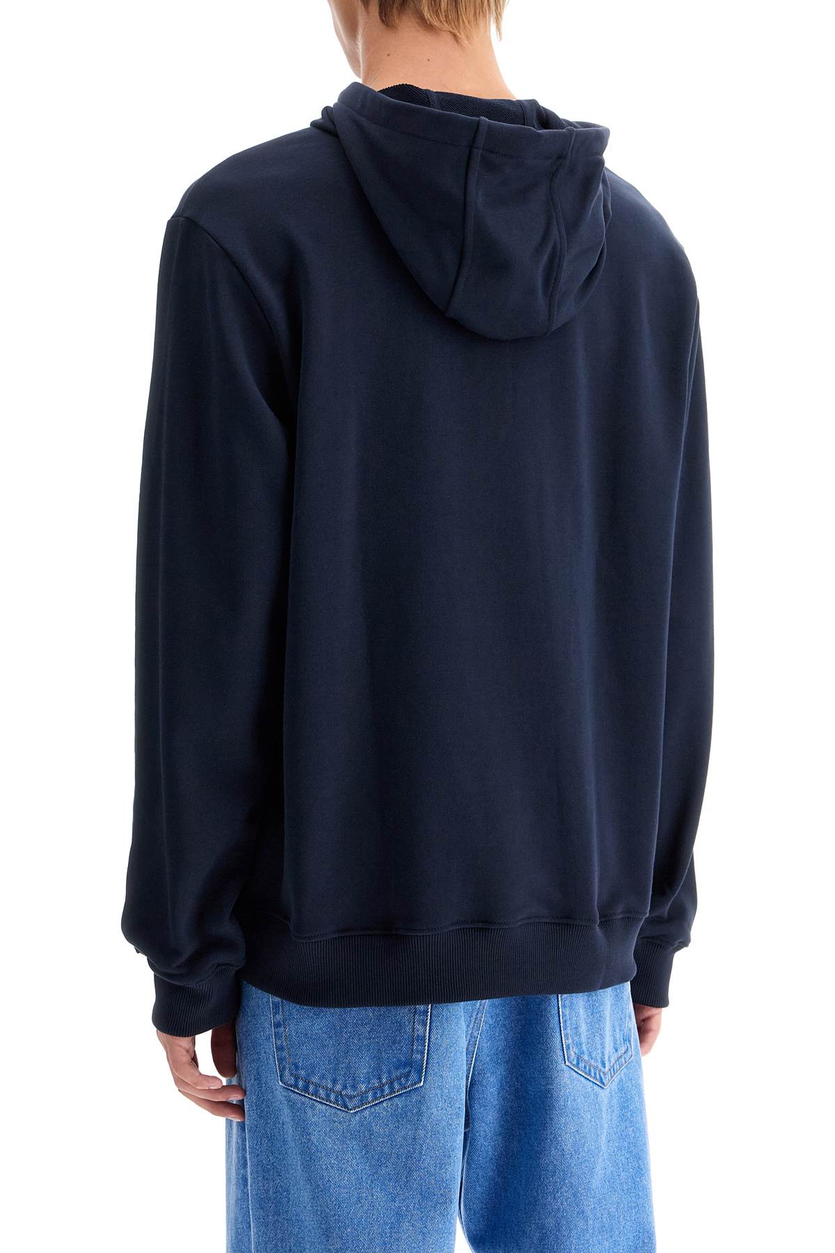 Shop Hugo Sweatshirt With Hood In Blue