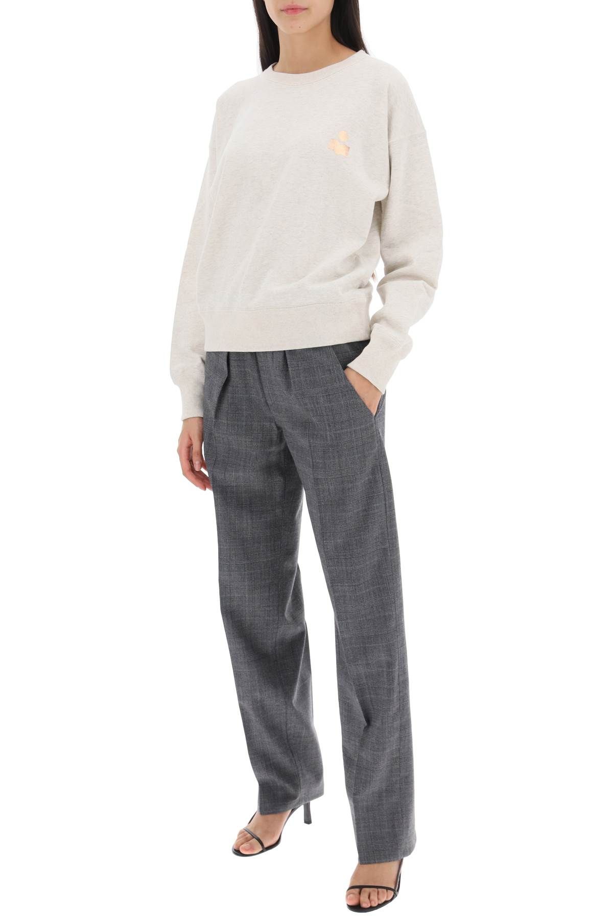 Shop Marant Etoile Mobyla Crew-neck Sweatshirt In Grey