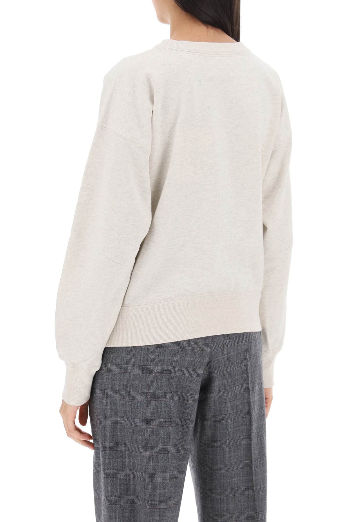 Shop Marant Etoile Mobyla Crew-neck Sweatshirt In Grey