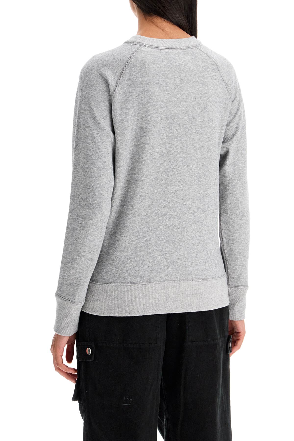 ISABEL MARANT ÉTOILE MILLA COTTON SWEATSHIRT WITH ROUND NECK 