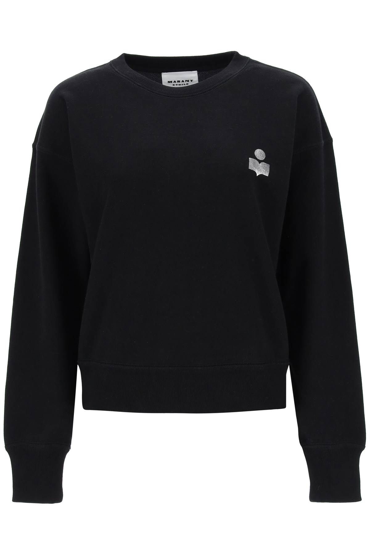 Shop Marant Etoile Mobyla Crew-neck Sweatshirt In Black