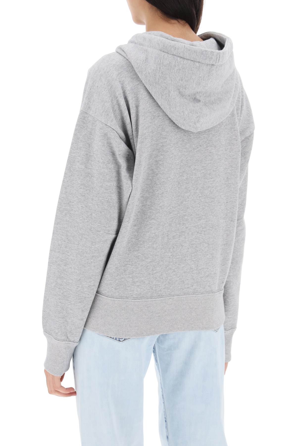 Shop Isabel Marant Sylla Hoodie In Grey