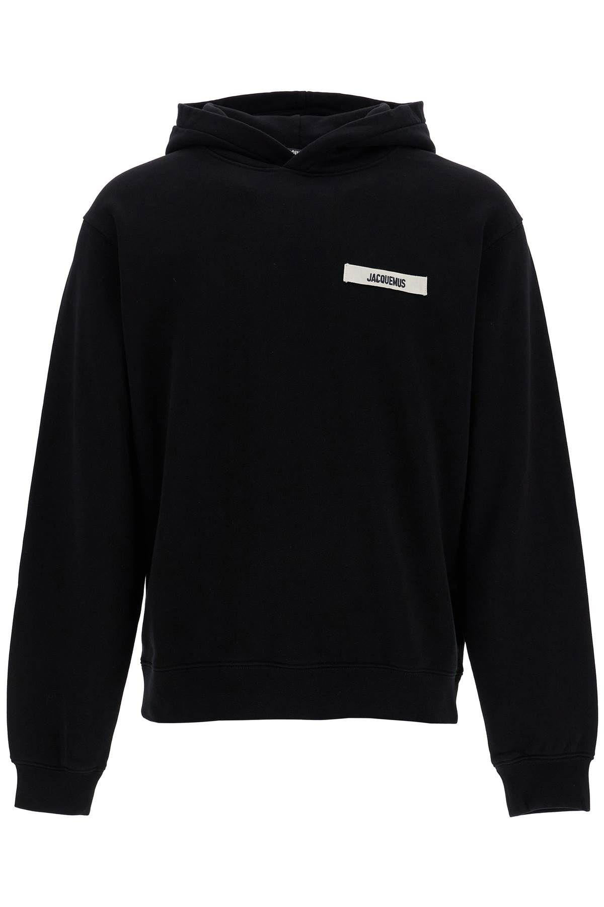 Shop Jacquemus 'le Hoodie Gros Grain' Hoodie In Black