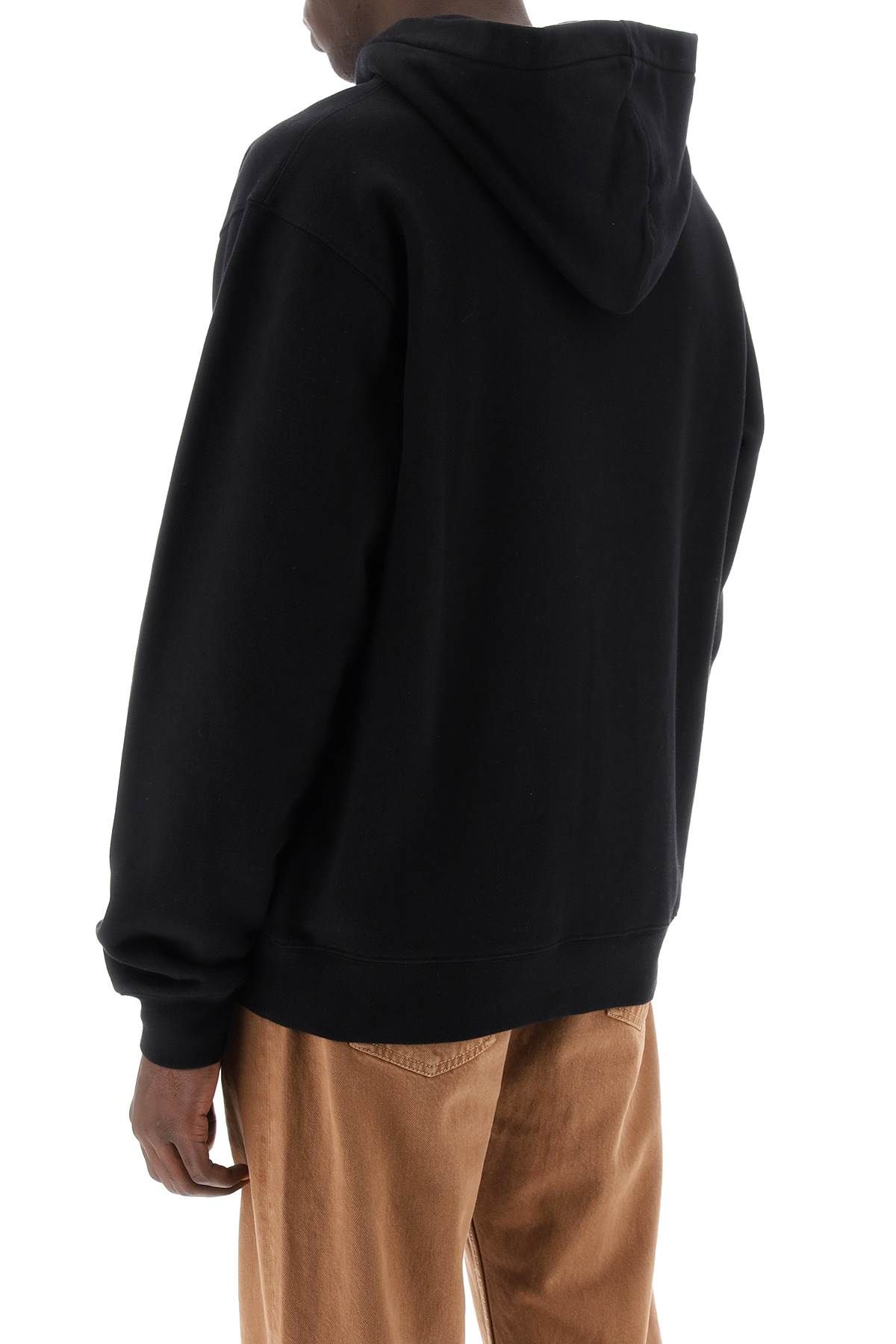 Shop Jacquemus 'le Hoodie Gros Grain' Hoodie In Black