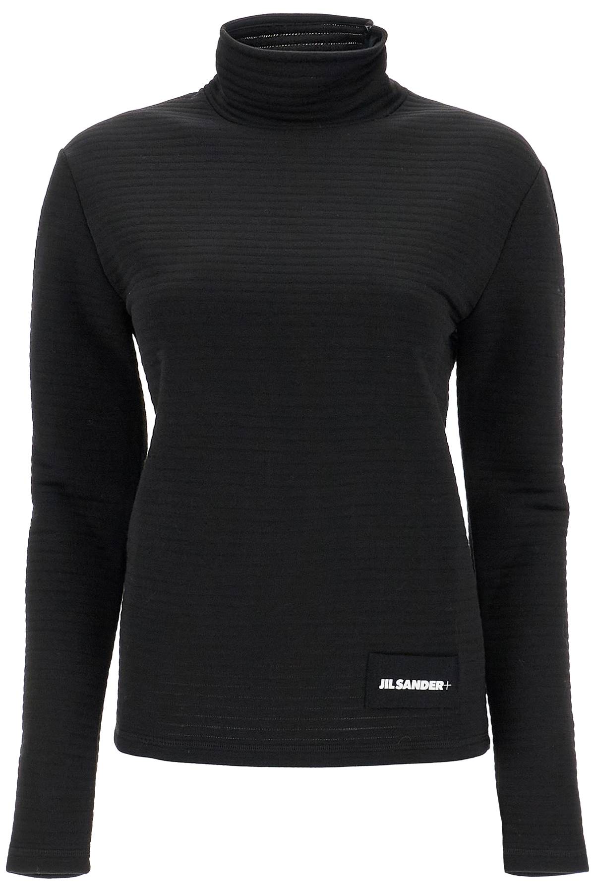 Shop Jil Sander "jersey Stitched Sweat In Black