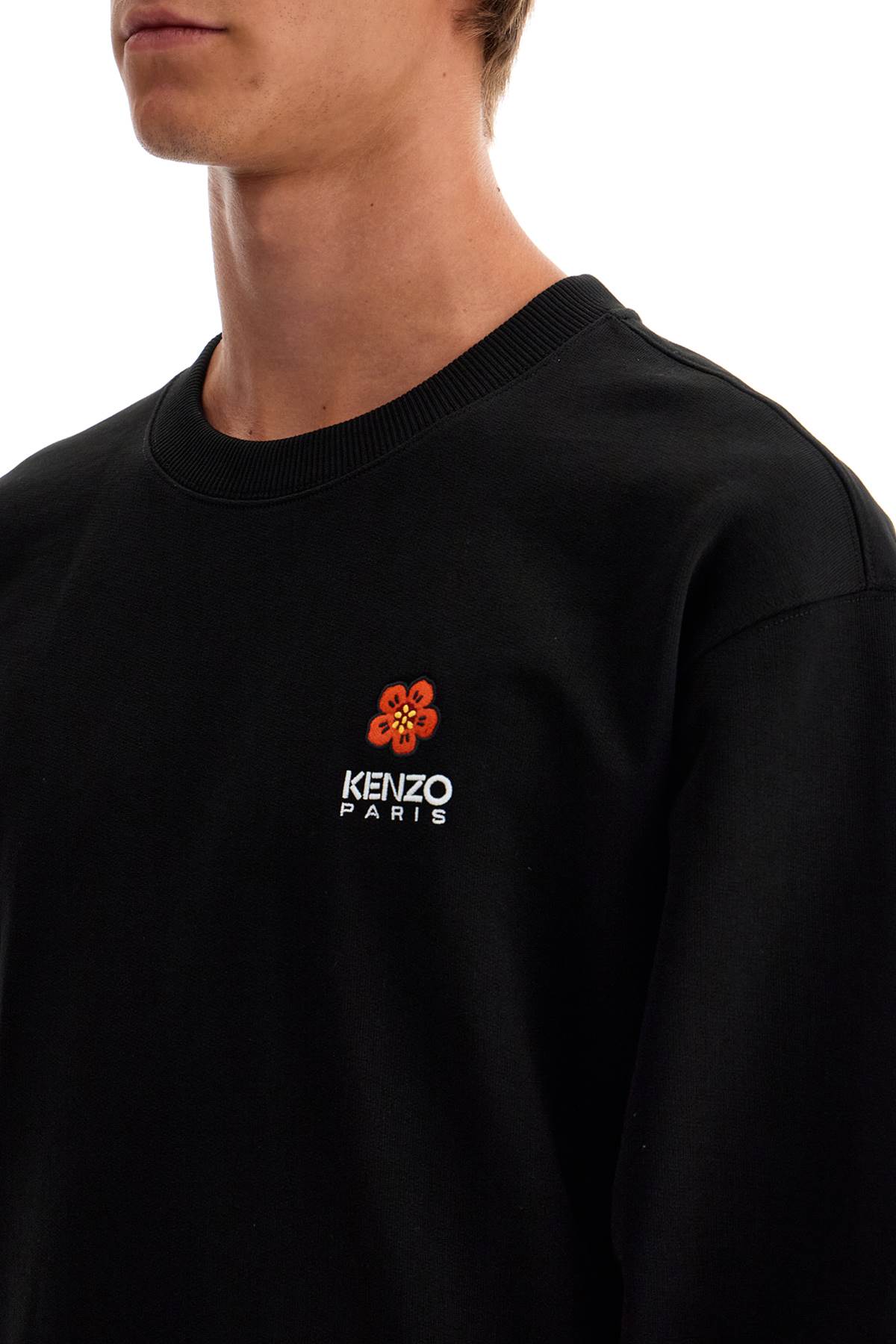 Shop Kenzo Boke Flower Sweatshirt In Black