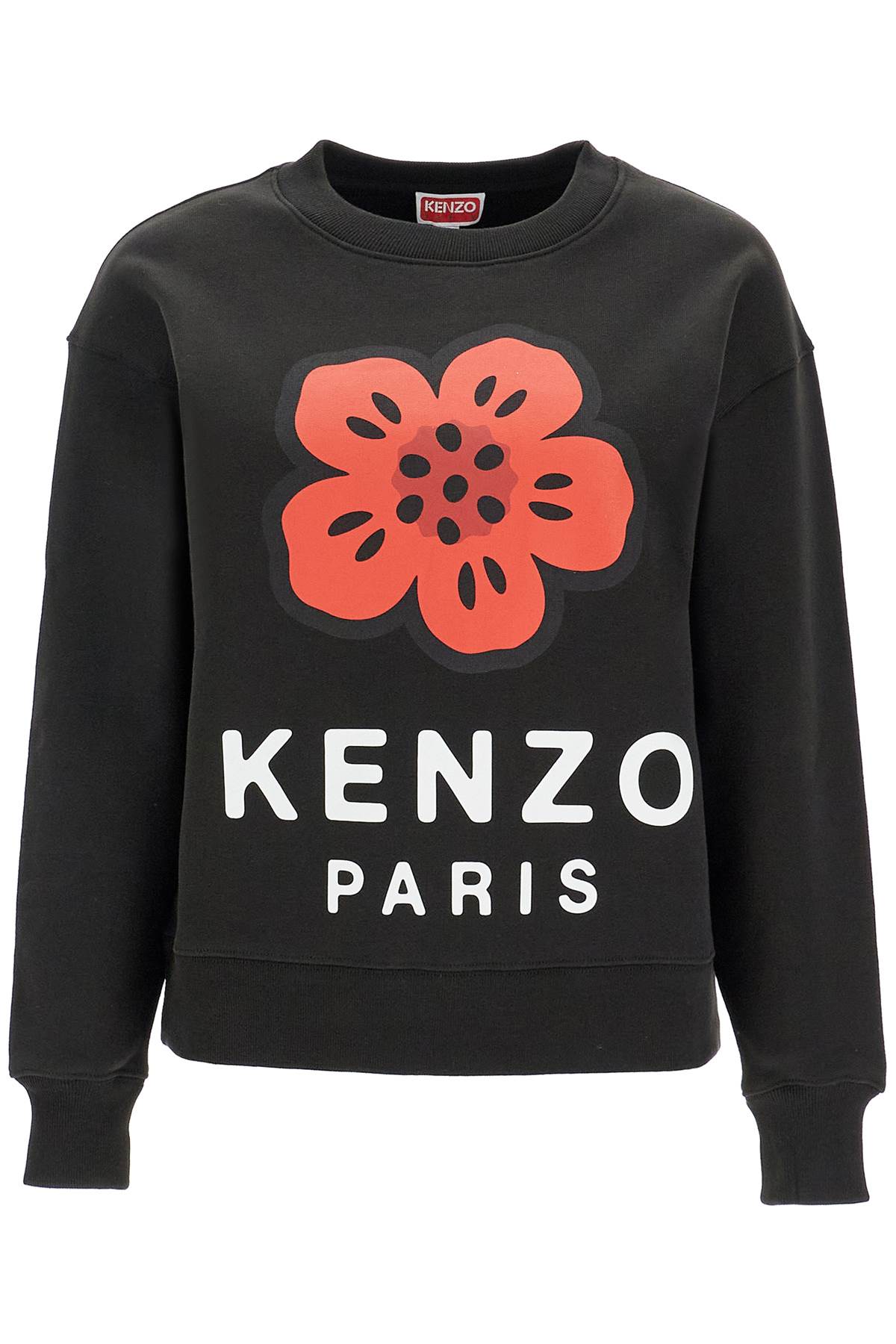 Shop Kenzo Boke Flower Crewneck Sweat In Black