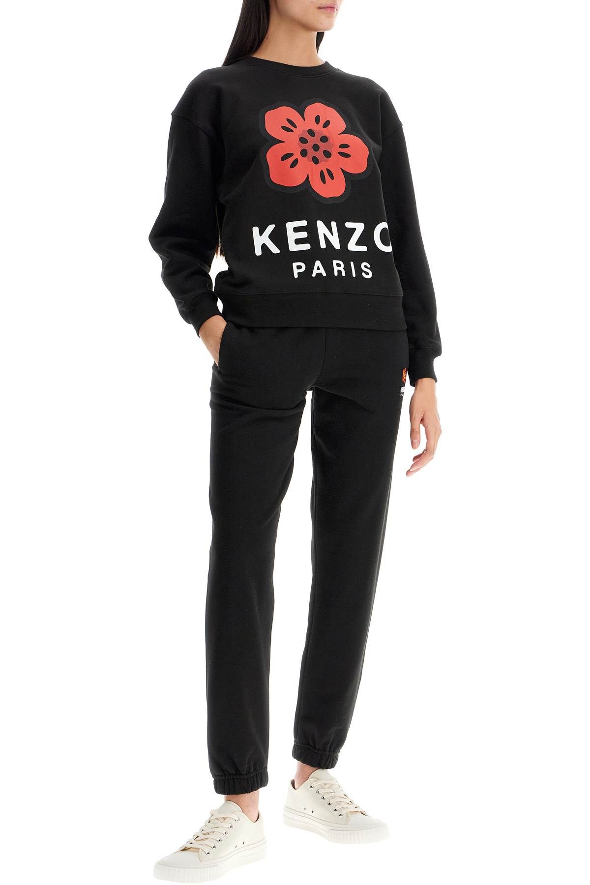 Shop Kenzo Boke Flower Crewneck Sweat In Black