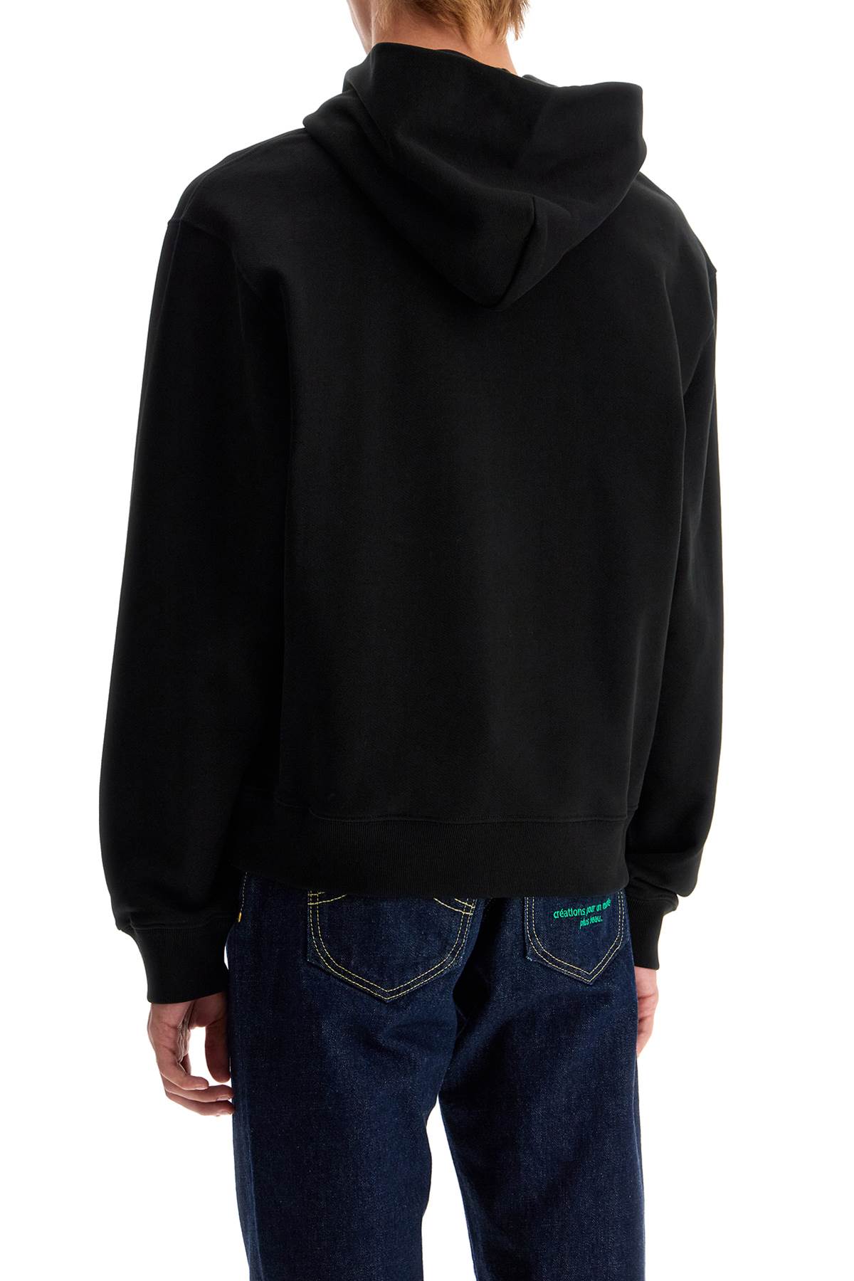 Shop Kenzo Hooded Sweatshirt Boke In Black